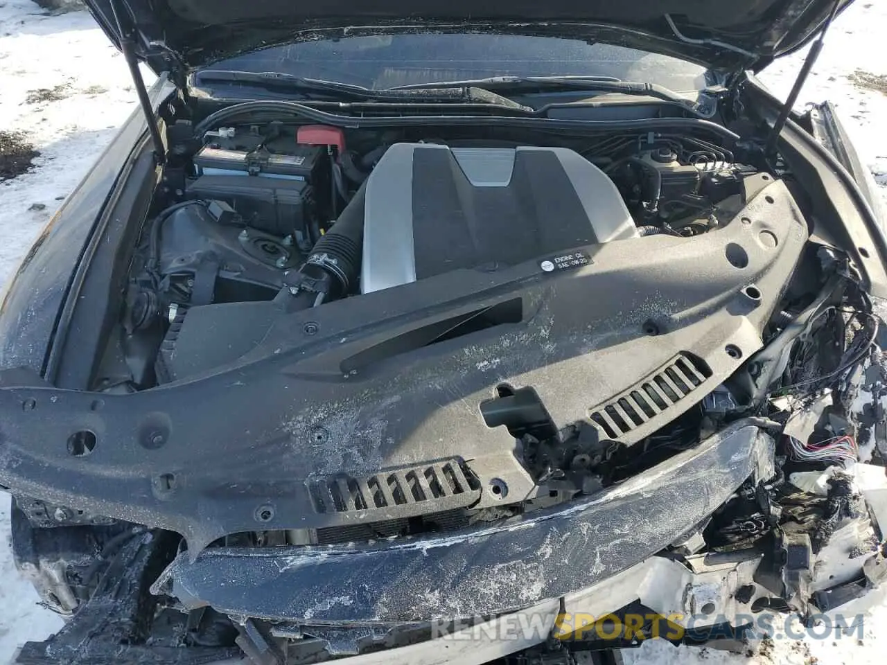 11 fotografías del automóvil dañado JTHD81F22P5050368 LEXUS IS 2023