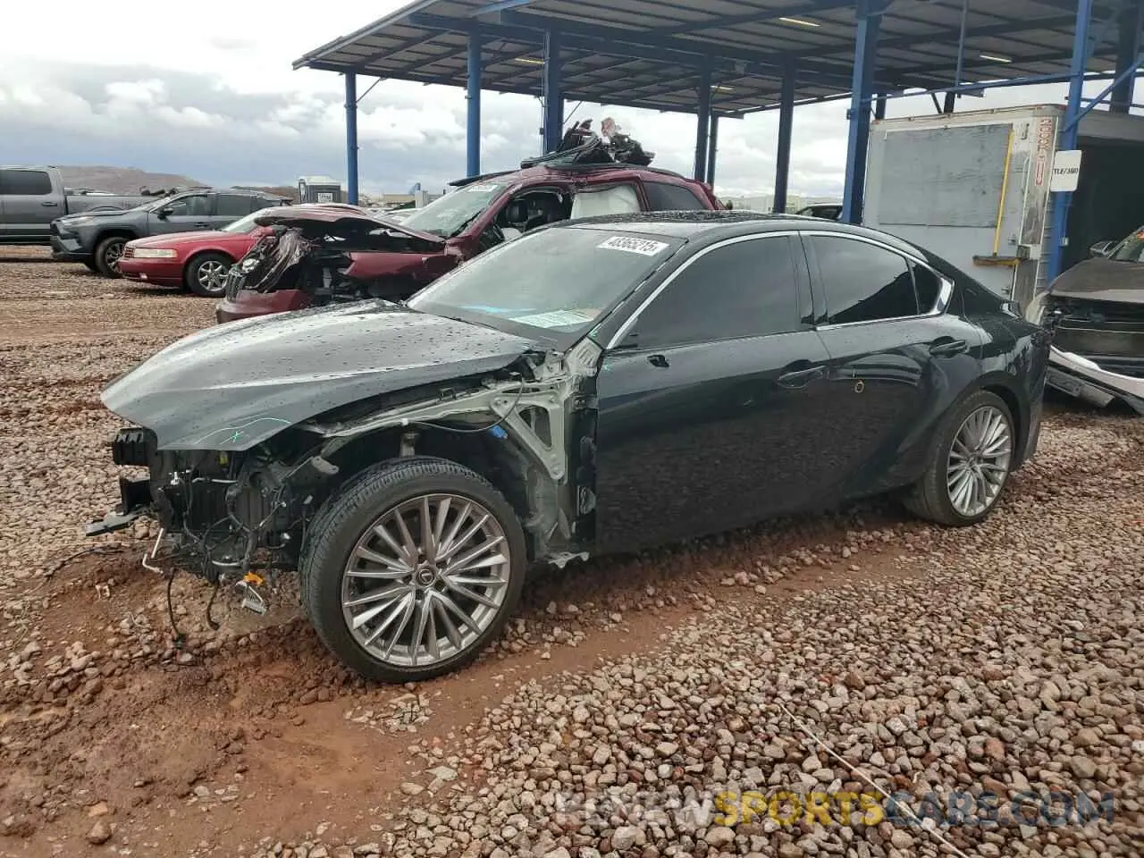 1 fotografías del automóvil dañado JTHD81F24P5051022 LEXUS IS 2023