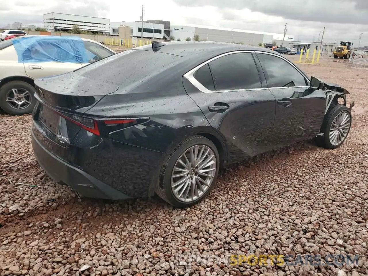 3 fotografías del automóvil dañado JTHD81F24P5051022 LEXUS IS 2023