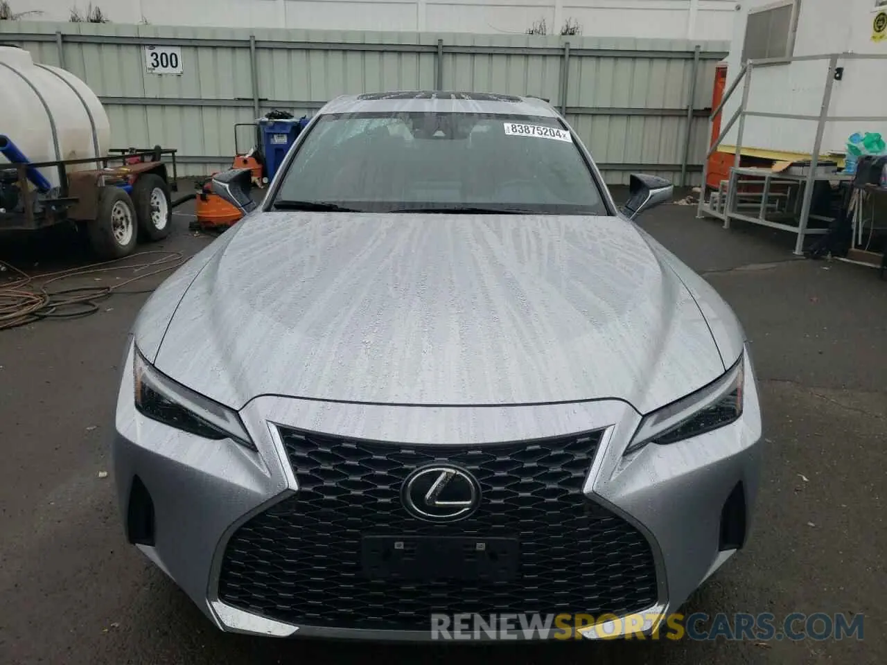 5 fotografías del automóvil dañado JTHD81F28P5051184 LEXUS IS 2023