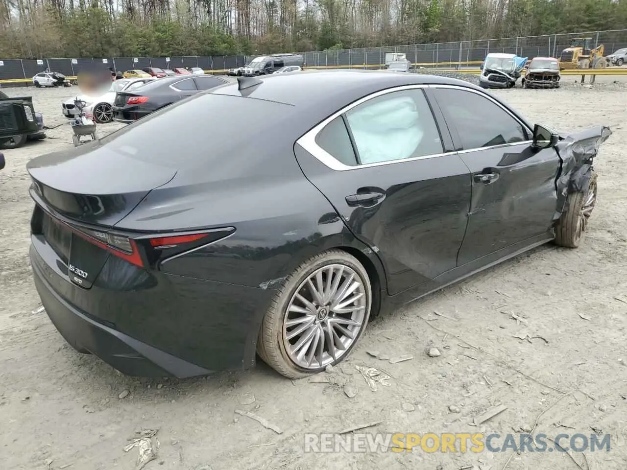 3 fotografías del automóvil dañado JTHD81F2XP5050344 LEXUS IS 2023
