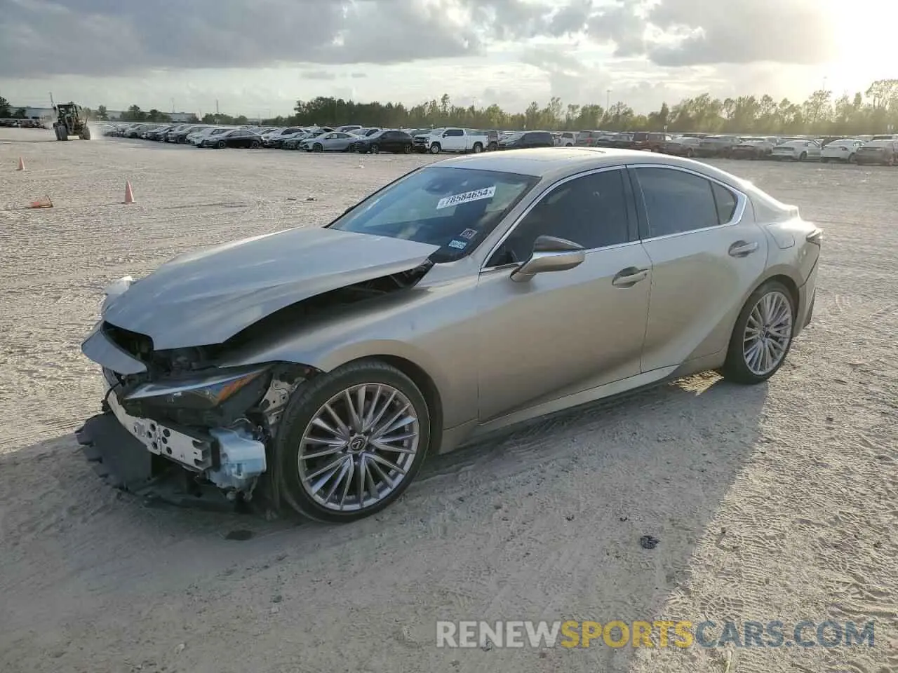 1 fotografías del automóvil dañado JTHDA1D26P5126486 LEXUS IS 2023