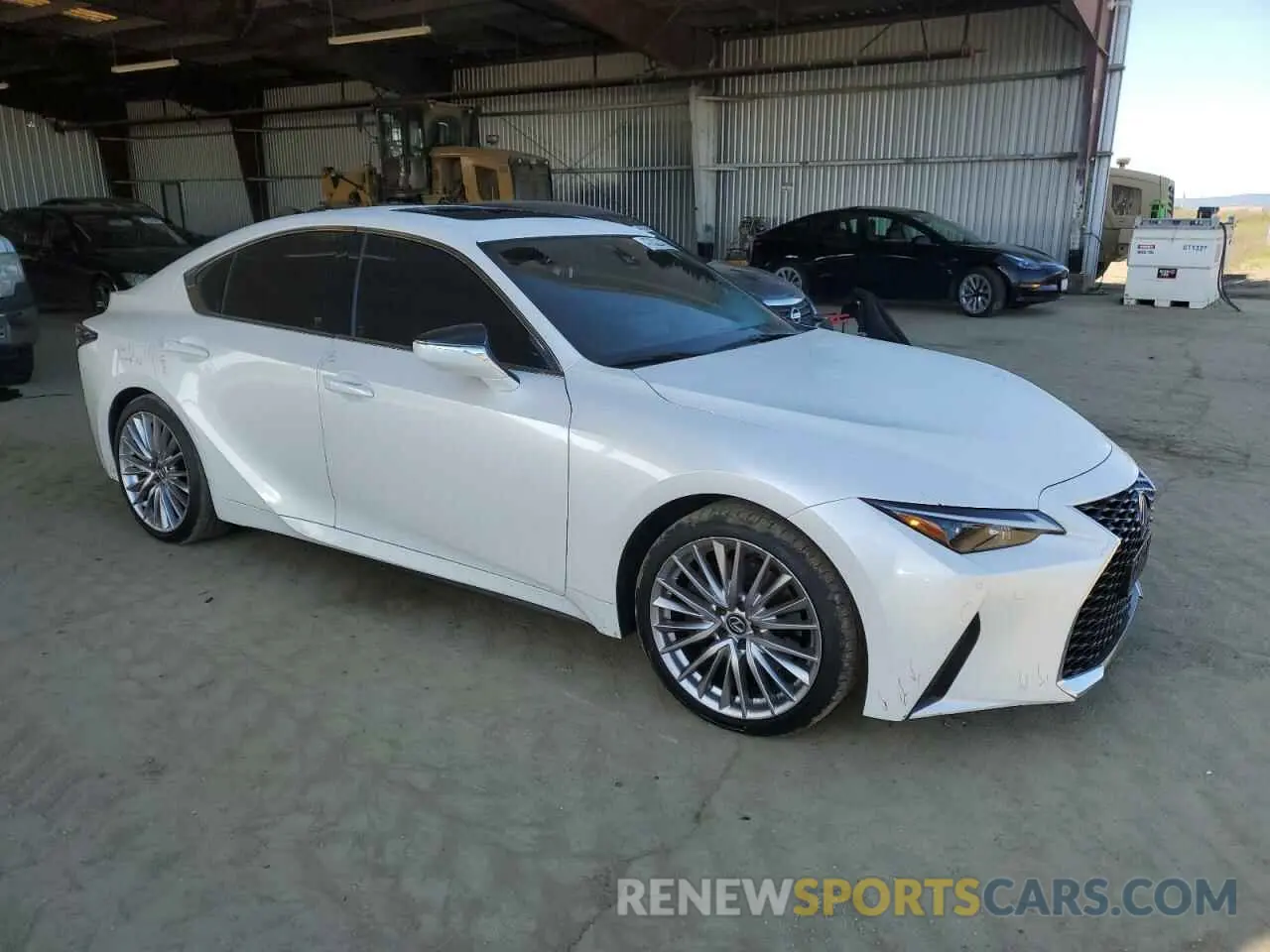 4 fotografías del automóvil dañado JTHDA1D29P5126031 LEXUS IS 2023