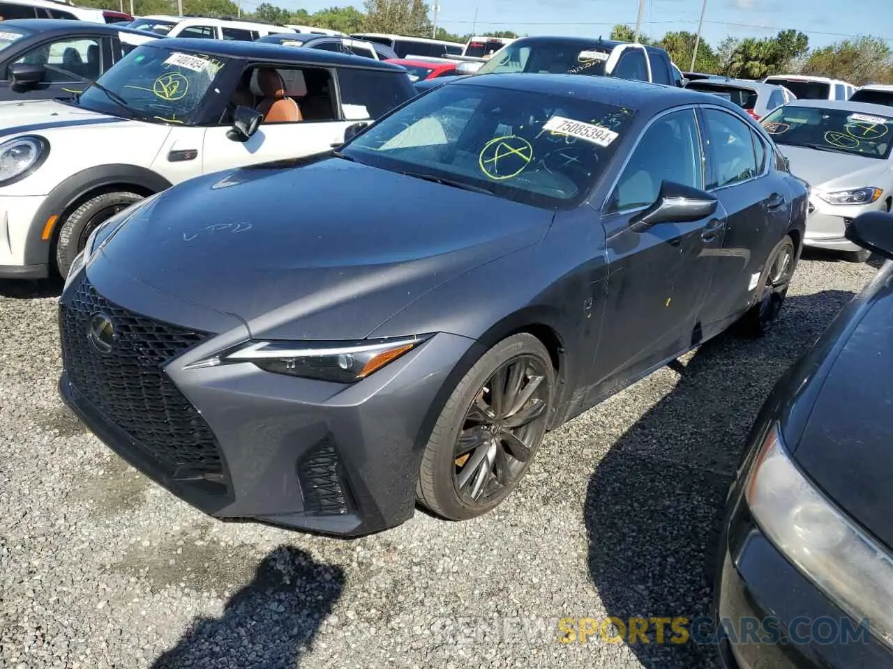 1 fotografías del automóvil dañado JTHBA1D29R5130638 LEXUS IS 2024
