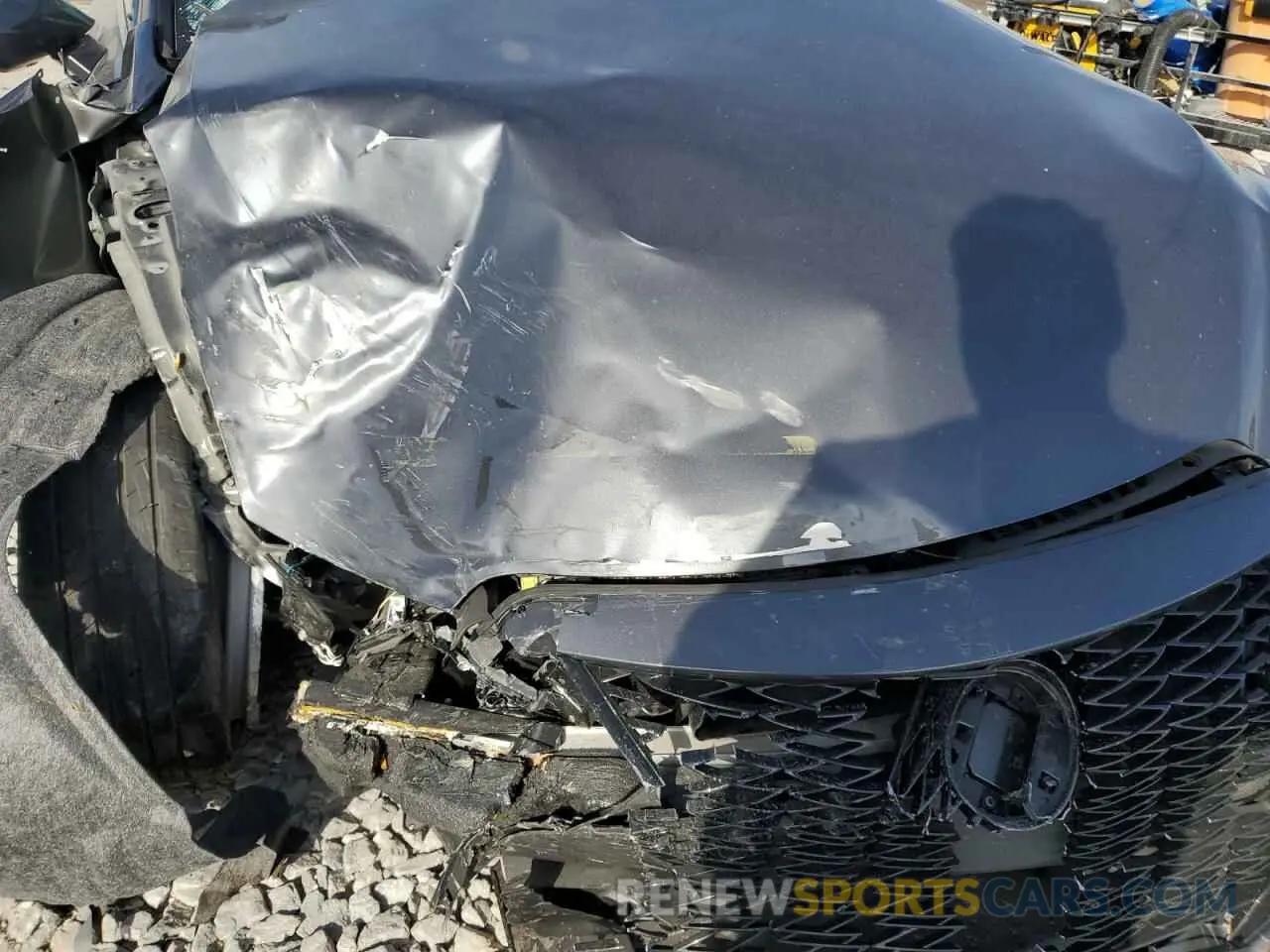 11 fotografías del automóvil dañado JTHBA1D2XR5131457 LEXUS IS 2024