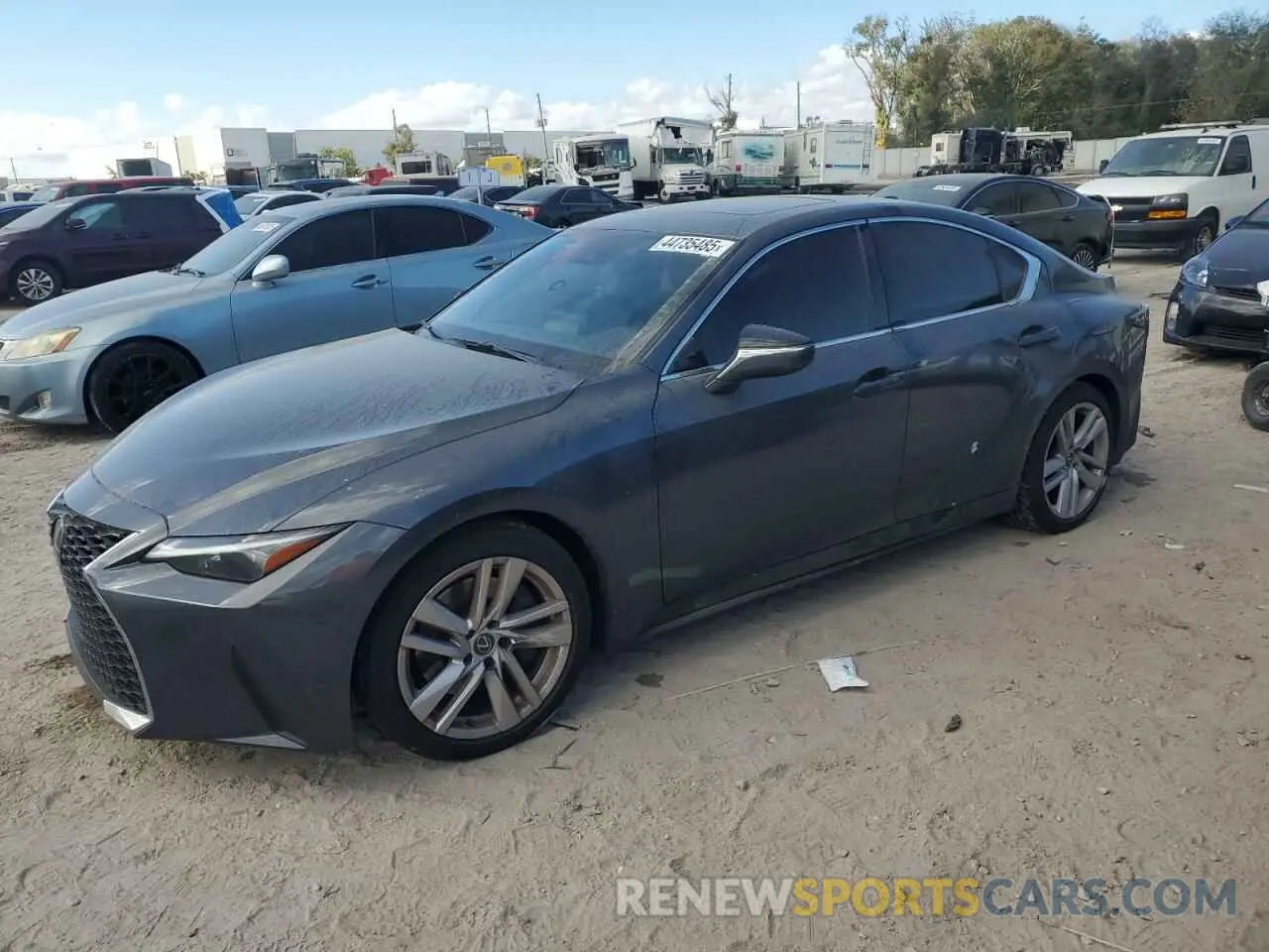 1 fotografías del automóvil dañado JTHCA1D21R5130072 LEXUS IS 2024