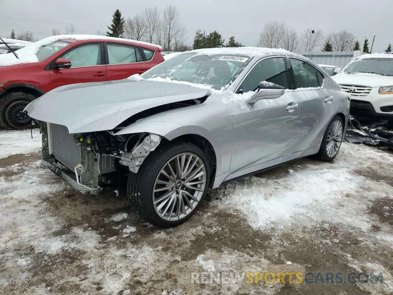 1 fotografías del automóvil dañado JTHD81F2XR5054039 LEXUS IS 2024