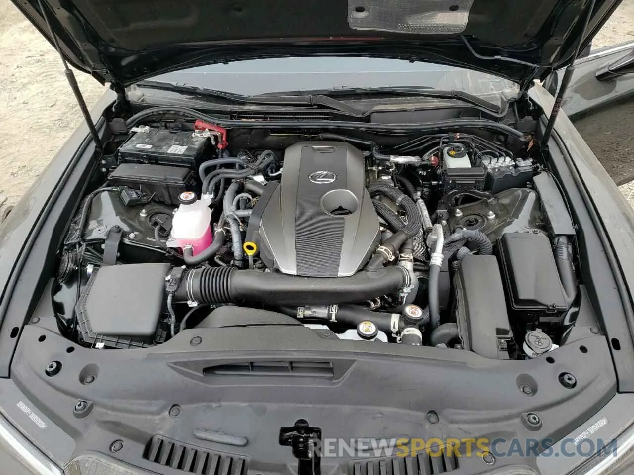 11 fotografías del automóvil dañado JTHDA1D23R5129333 LEXUS IS 2024