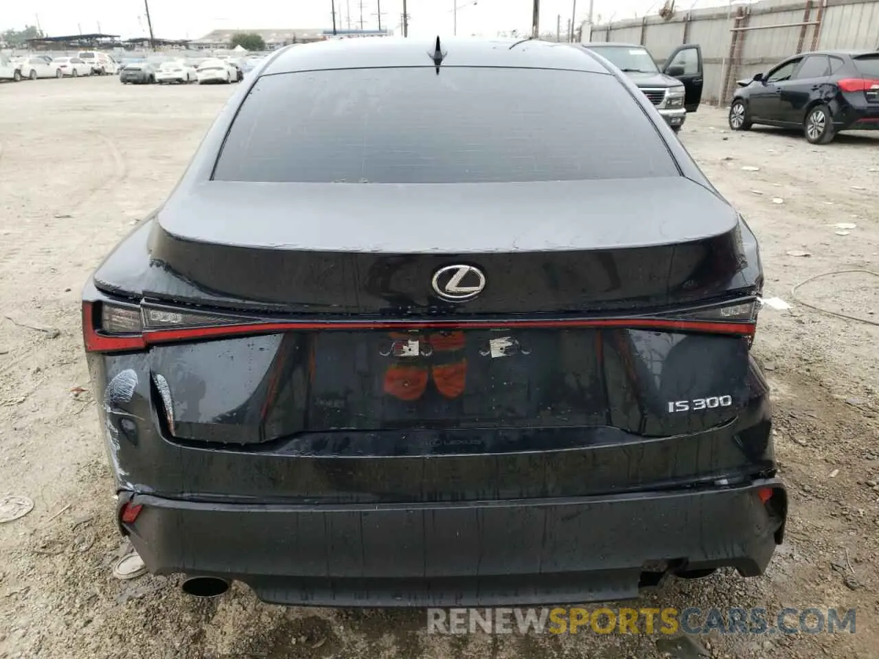 6 fotografías del automóvil dañado JTHDA1D23R5129333 LEXUS IS 2024