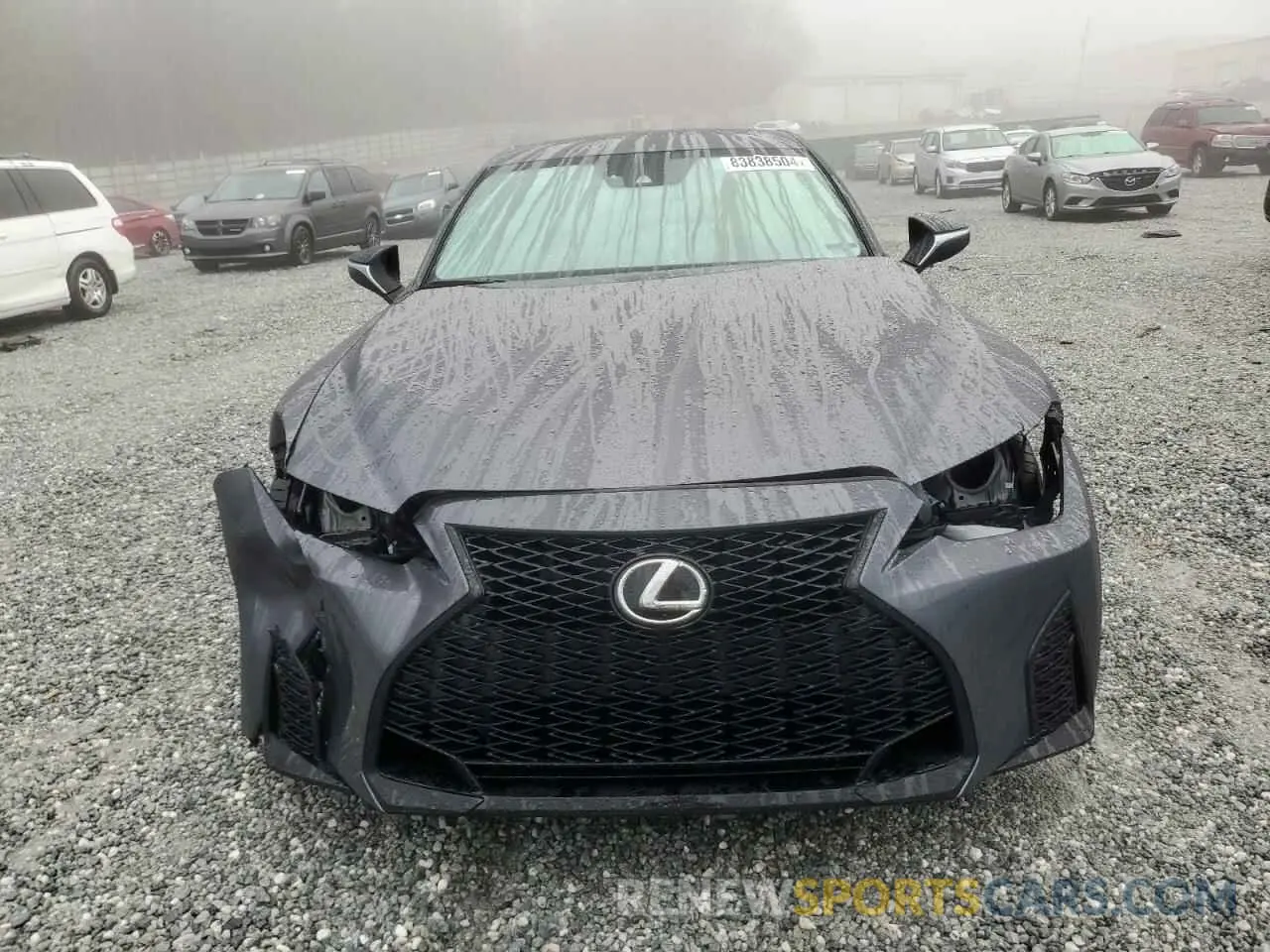 5 fotografías del automóvil dañado JTHGA1D28R5131043 LEXUS IS 2024