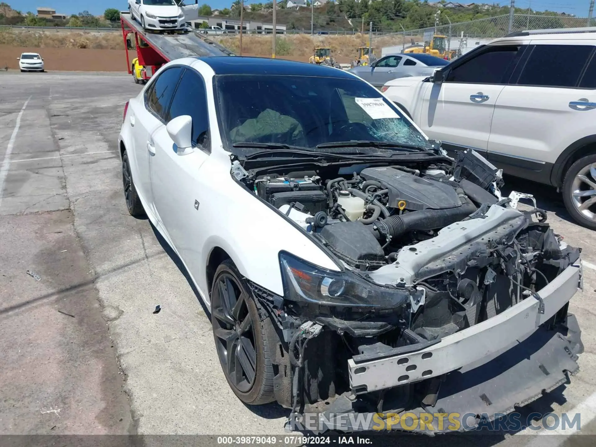 1 fotografías del automóvil dañado JTHBA1D23J5077701 LEXUS IS 300 2018
