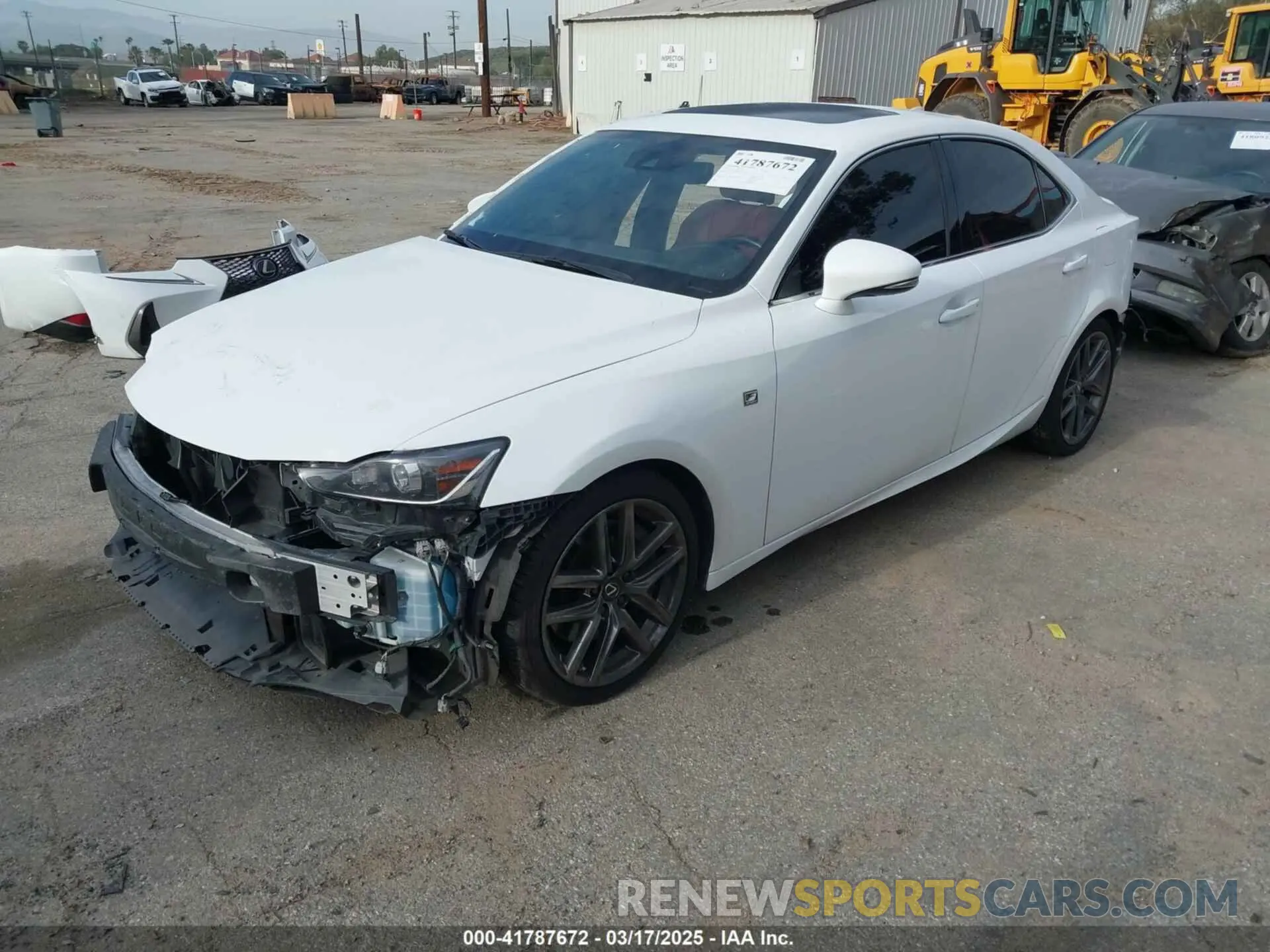 2 fotografías del automóvil dañado JTHBA1D20K5085529 LEXUS IS 300 2019