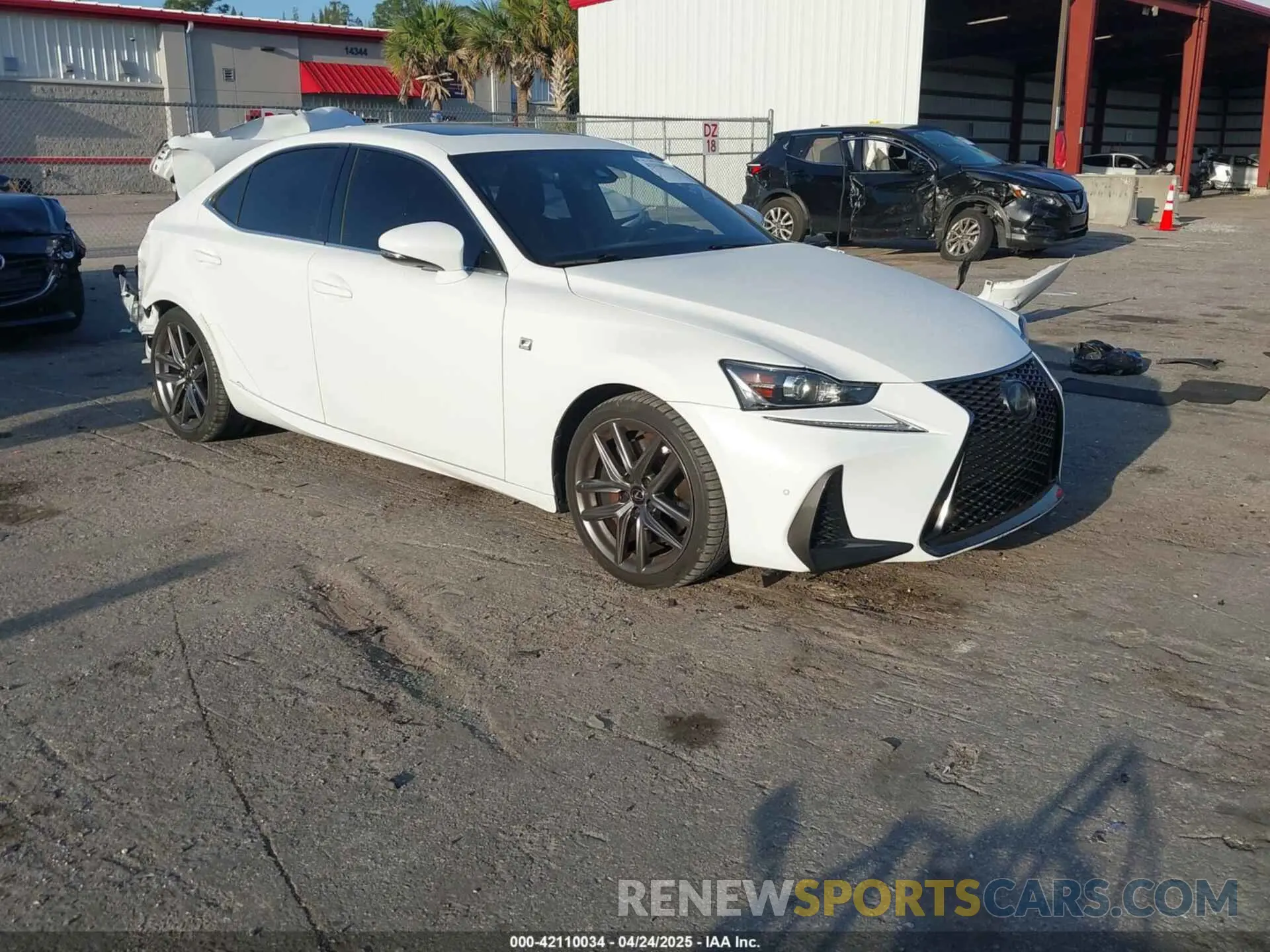1 fotografías del automóvil dañado JTHBA1D21K5093168 LEXUS IS 300 2019