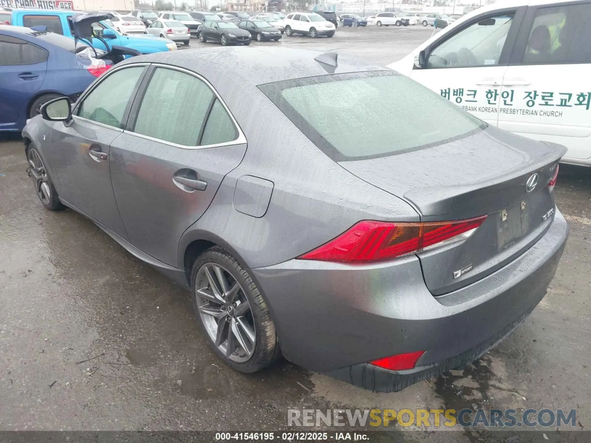 3 fotografías del automóvil dañado JTHBA1D23K5086447 LEXUS IS 300 2019
