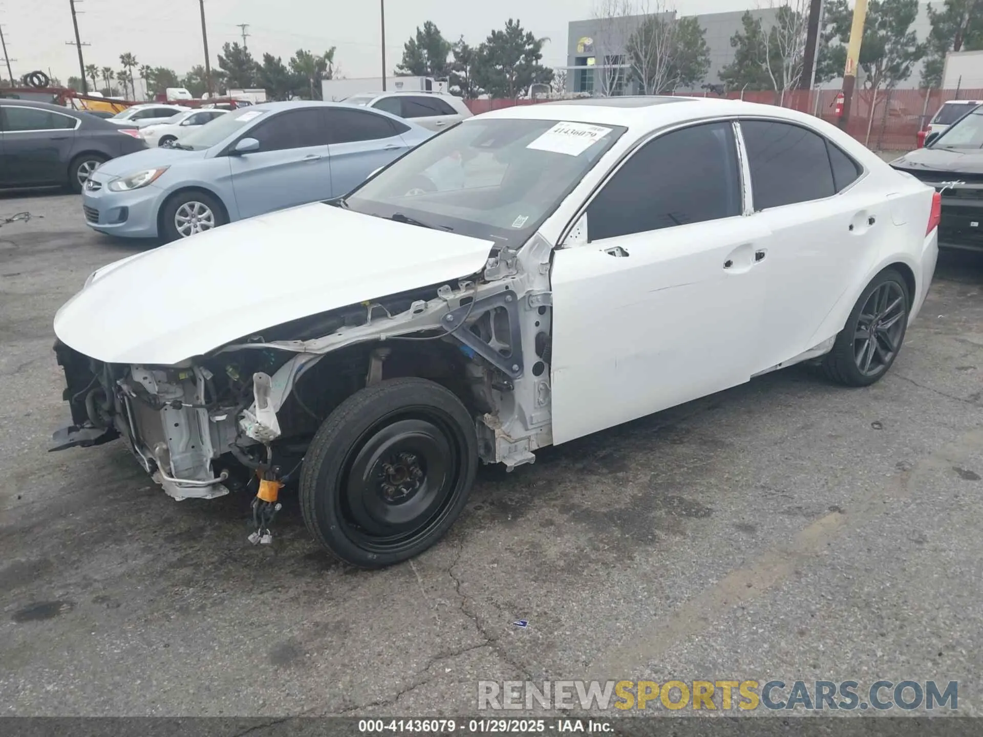 2 fotografías del automóvil dañado JTHBA1D28K5092728 LEXUS IS 300 2019