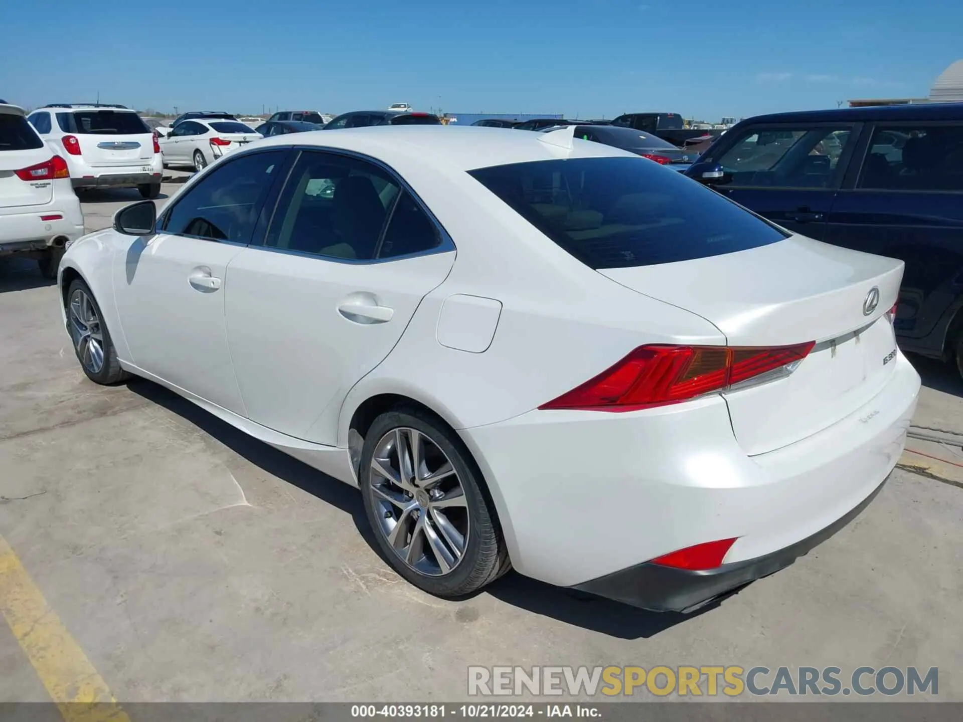 3 fotografías del automóvil dañado JTHBA1D28K5097542 LEXUS IS 300 2019