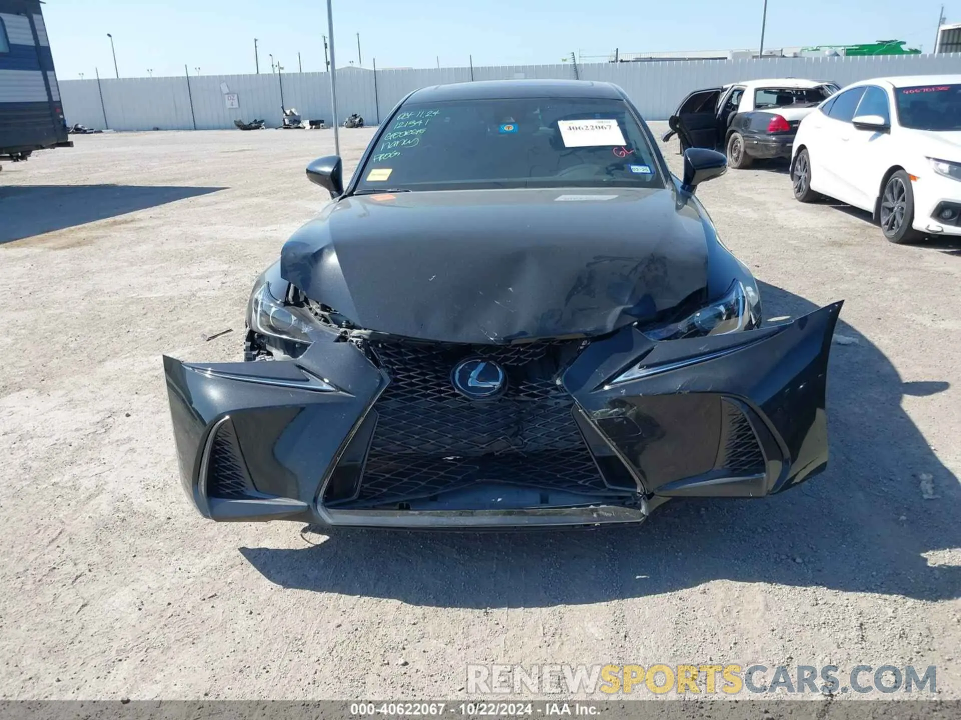 6 fotografías del automóvil dañado JTHBA1D29K5092043 LEXUS IS 300 2019