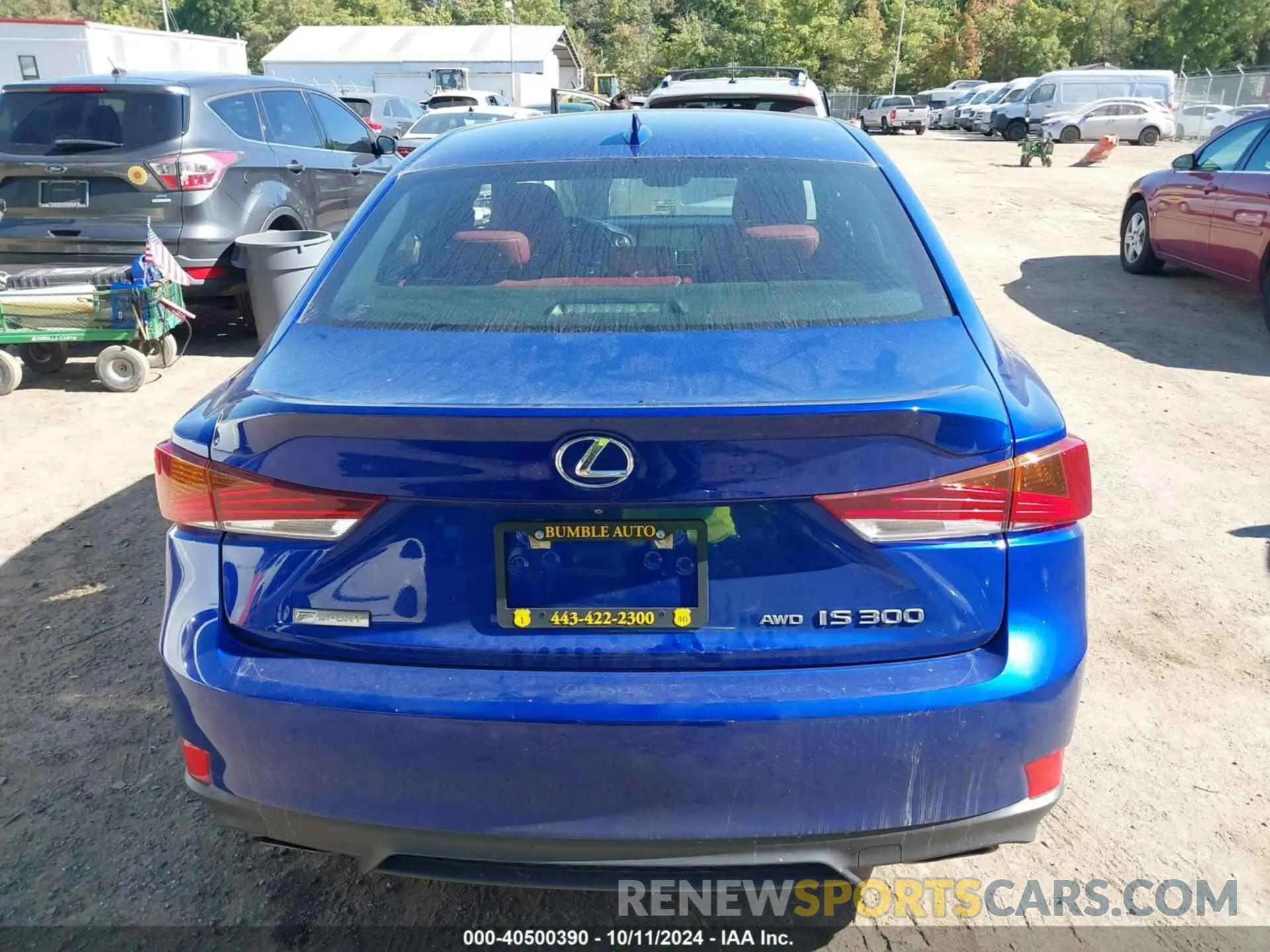16 fotografías del automóvil dañado JTHC81D21K5035982 LEXUS IS 300 2019