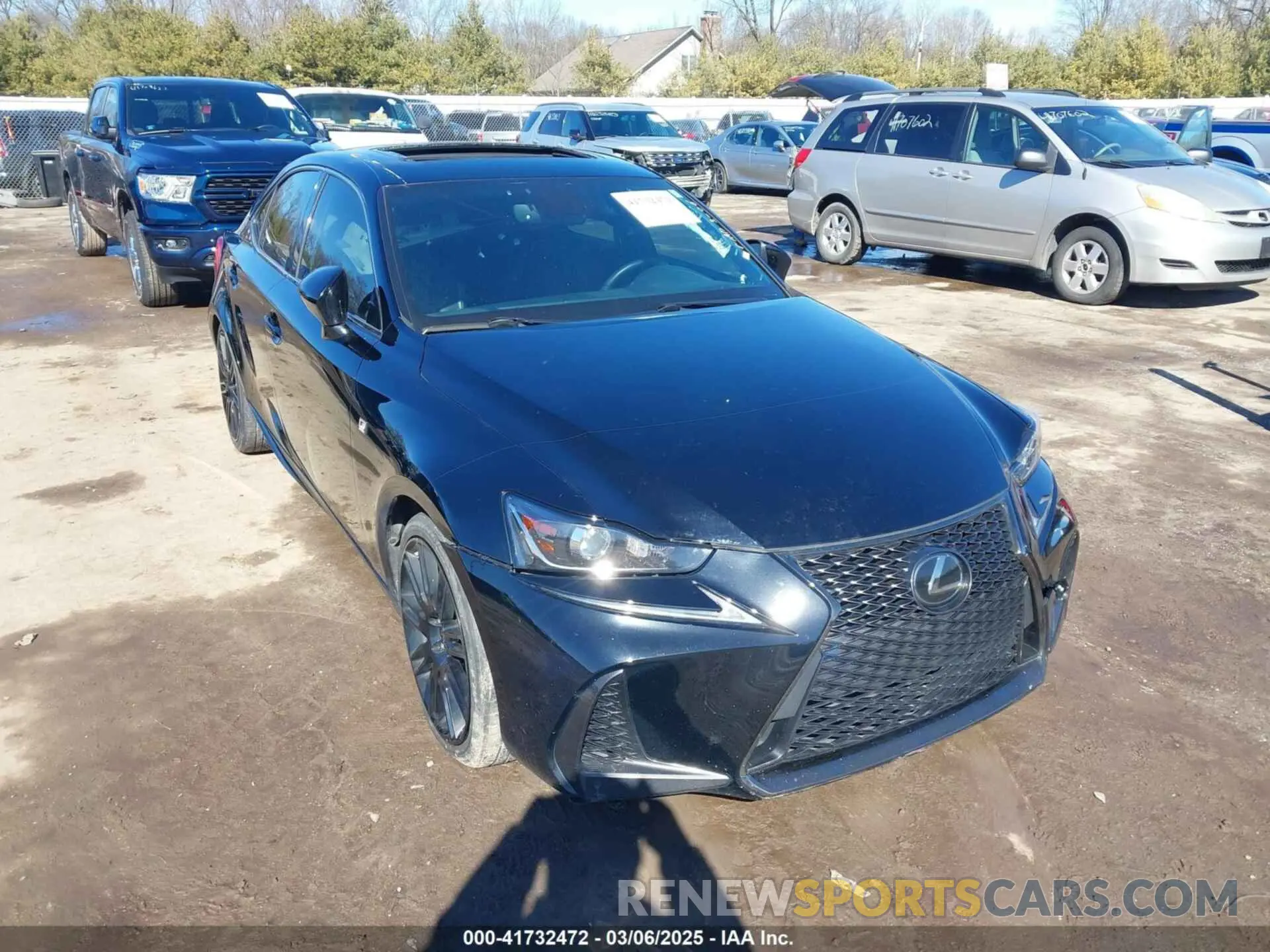 1 fotografías del automóvil dañado JTHC81D27K5035534 LEXUS IS 300 2019