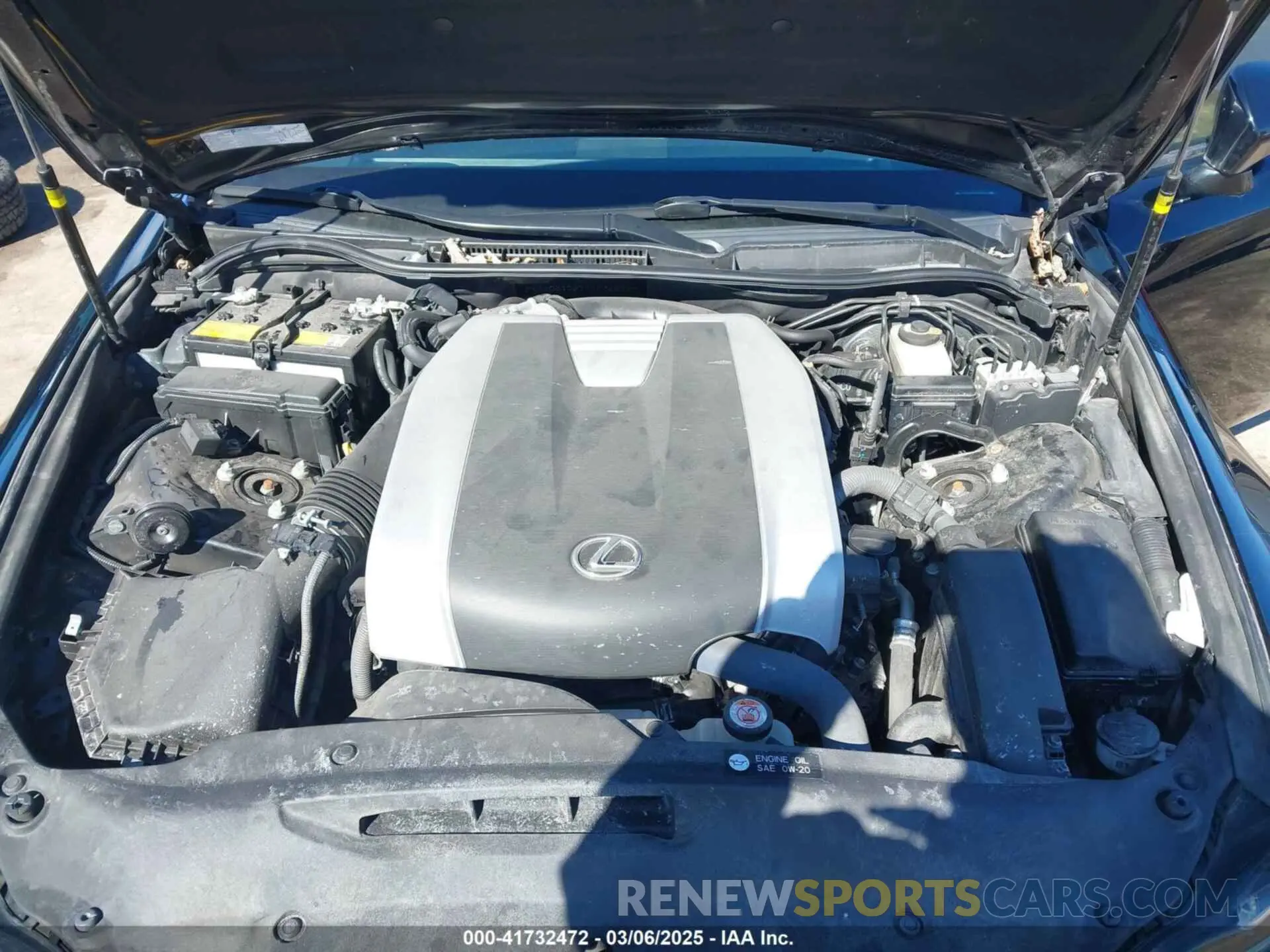 10 fotografías del automóvil dañado JTHC81D27K5035534 LEXUS IS 300 2019