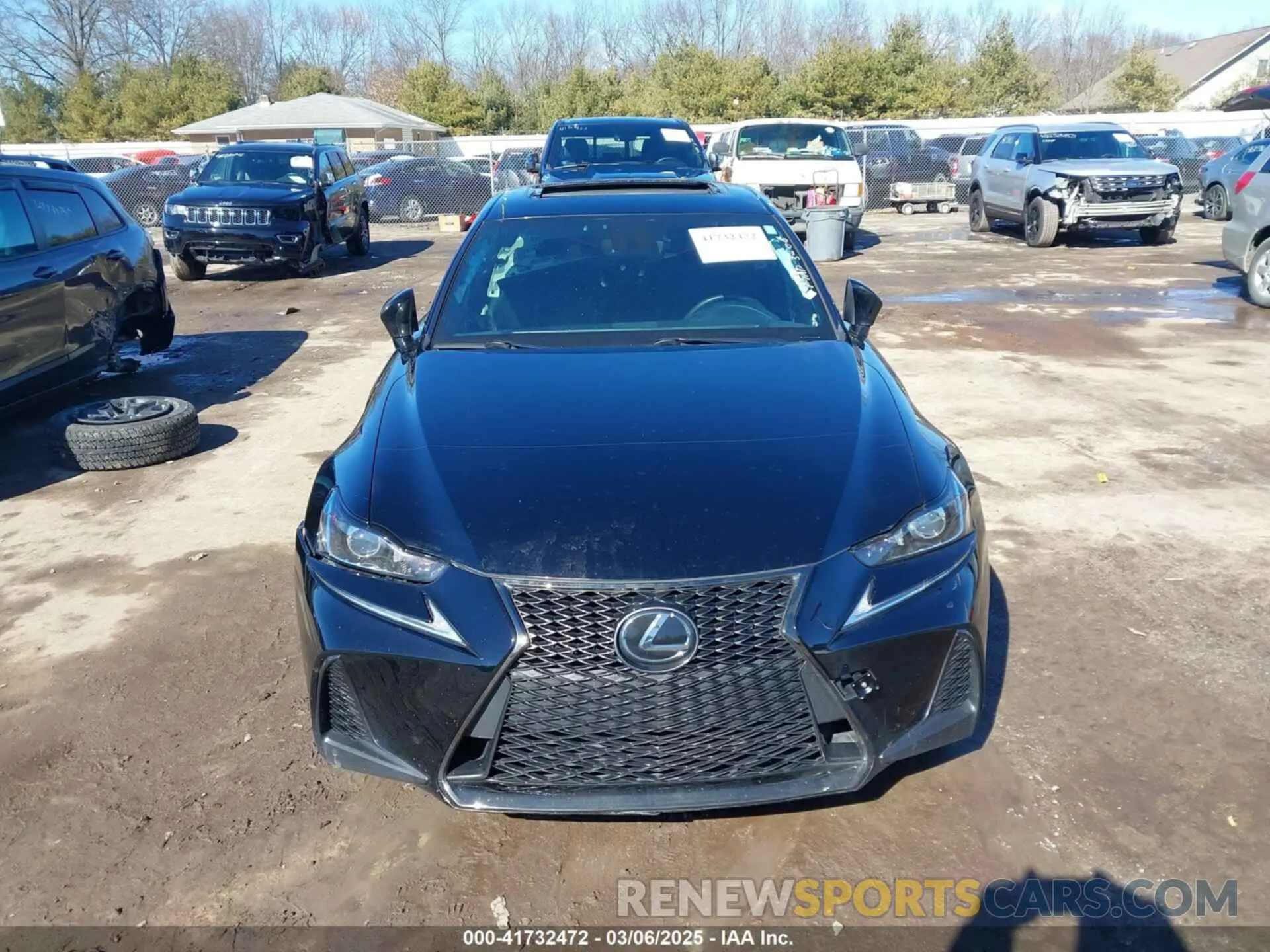 13 fotografías del automóvil dañado JTHC81D27K5035534 LEXUS IS 300 2019