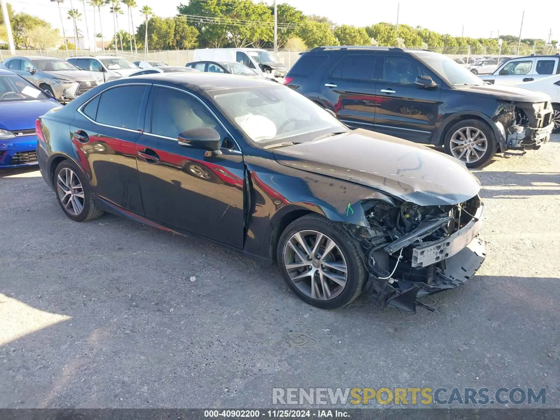 1 fotografías del automóvil dañado JTHAA1D29L5108397 LEXUS IS 300 2020