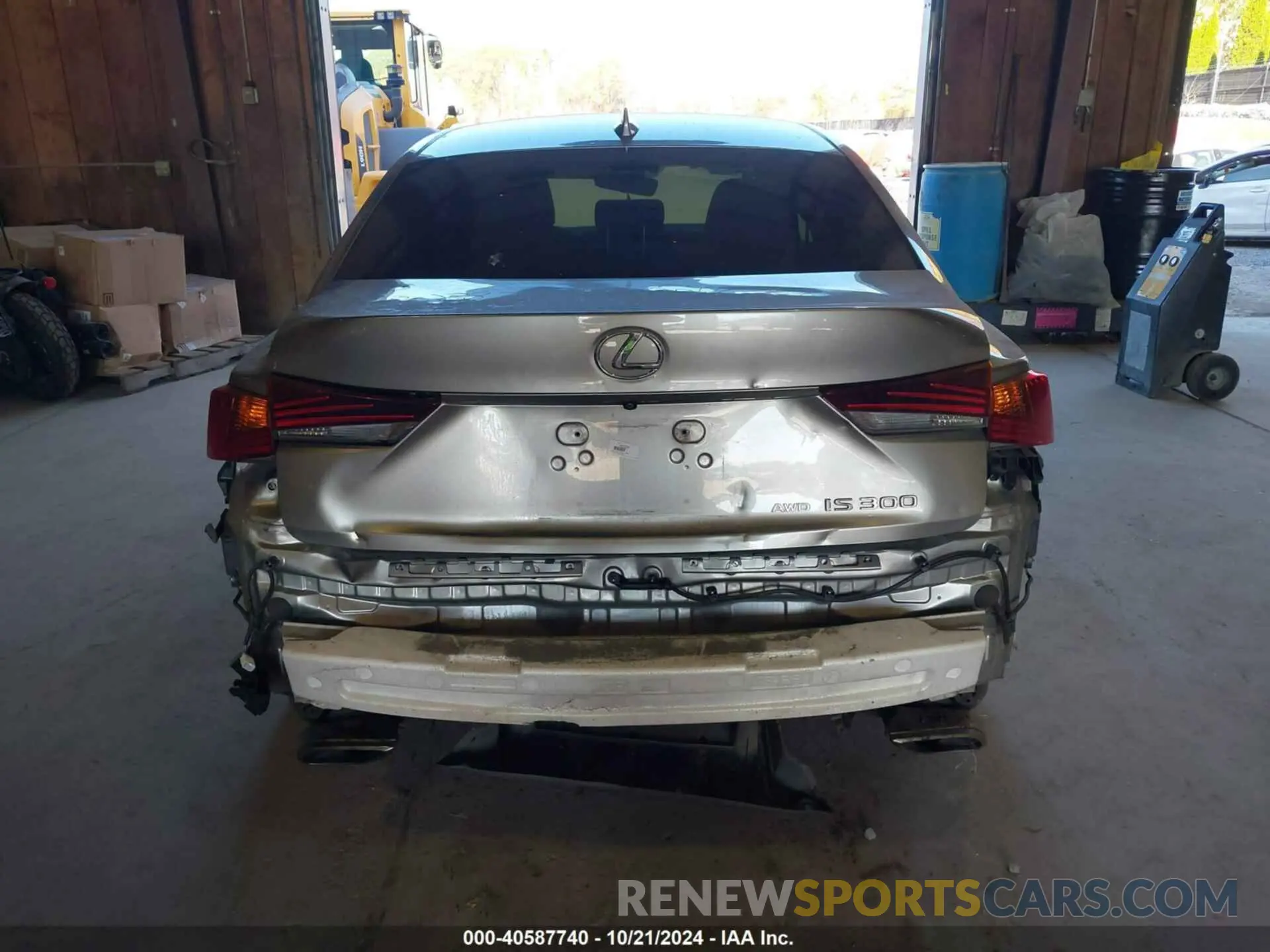17 fotografías del automóvil dañado JTHD81F25L5042291 LEXUS IS 300 2020