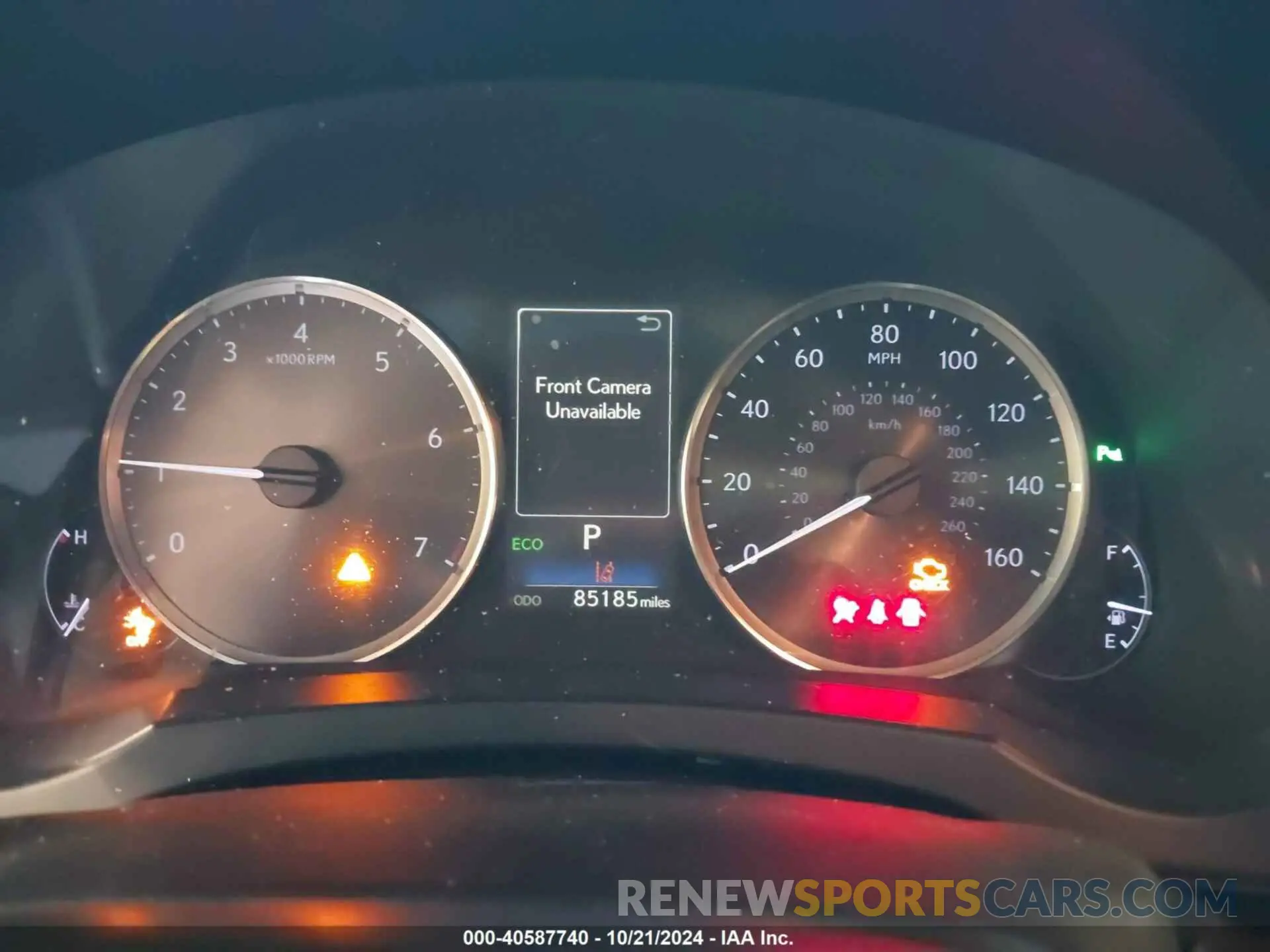 7 fotografías del automóvil dañado JTHD81F25L5042291 LEXUS IS 300 2020