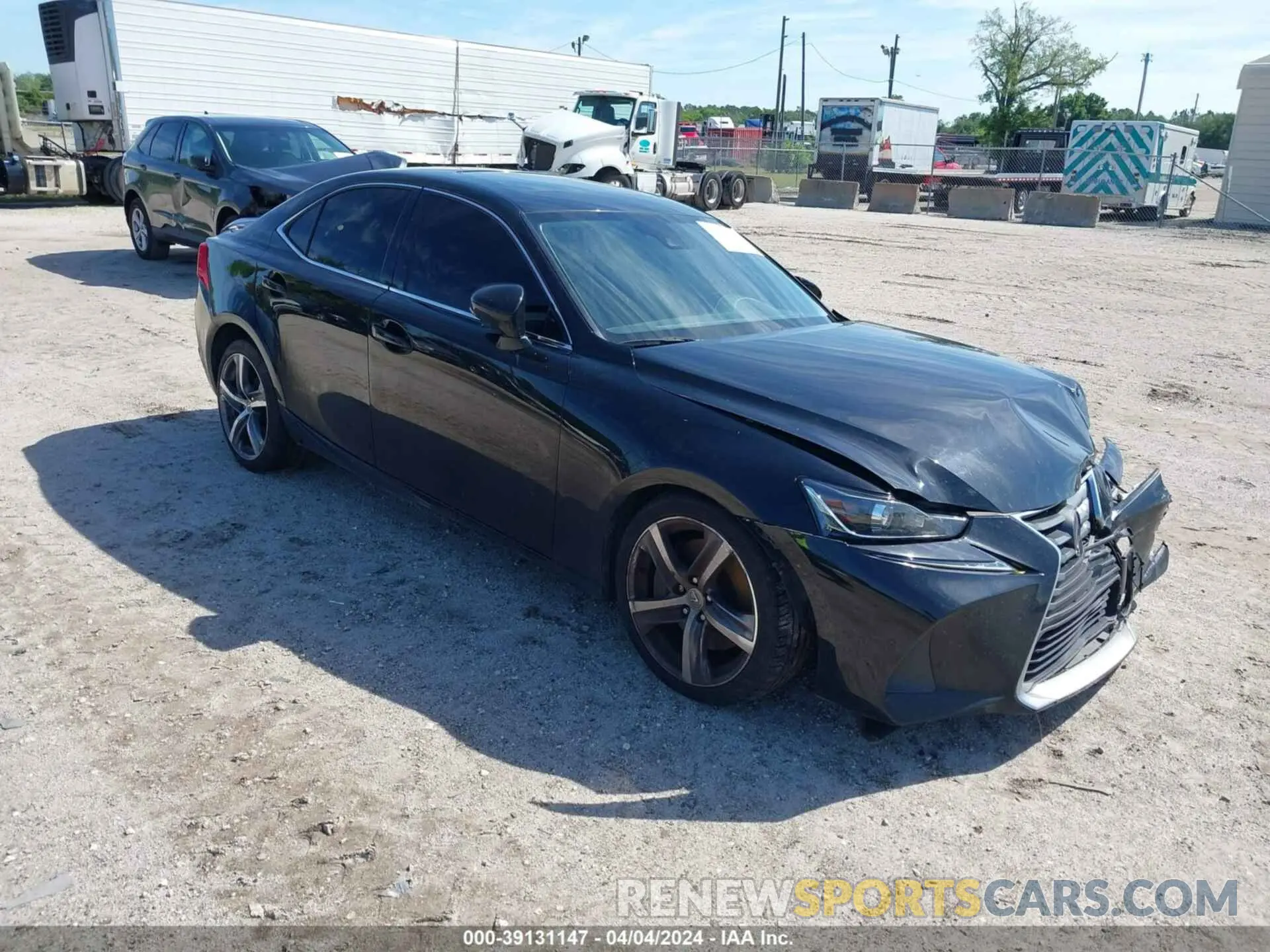 1 fotografías del automóvil dañado JTHDA1D29L5107036 LEXUS IS 300 2020