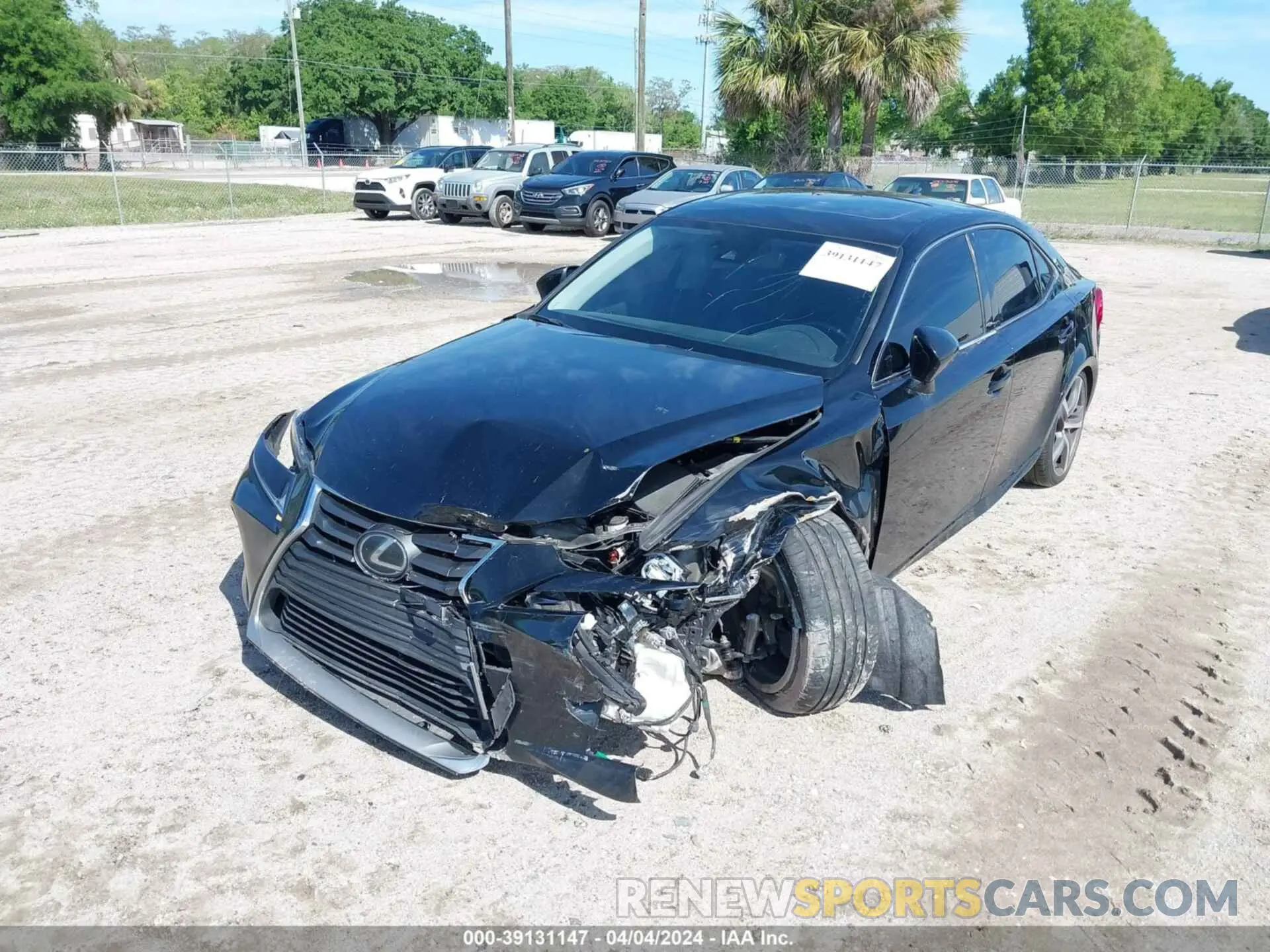 6 fotografías del automóvil dañado JTHDA1D29L5107036 LEXUS IS 300 2020