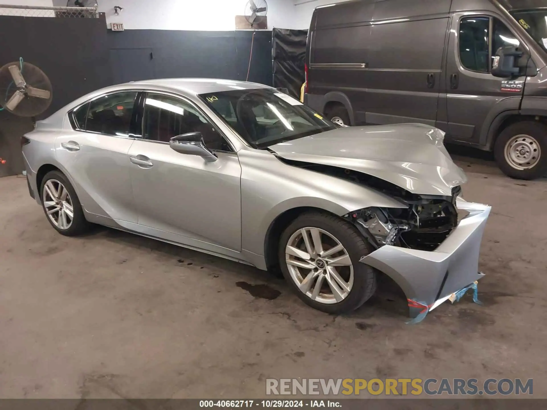 1 fotografías del automóvil dañado JTHA81F26M5043910 LEXUS IS 300 2021