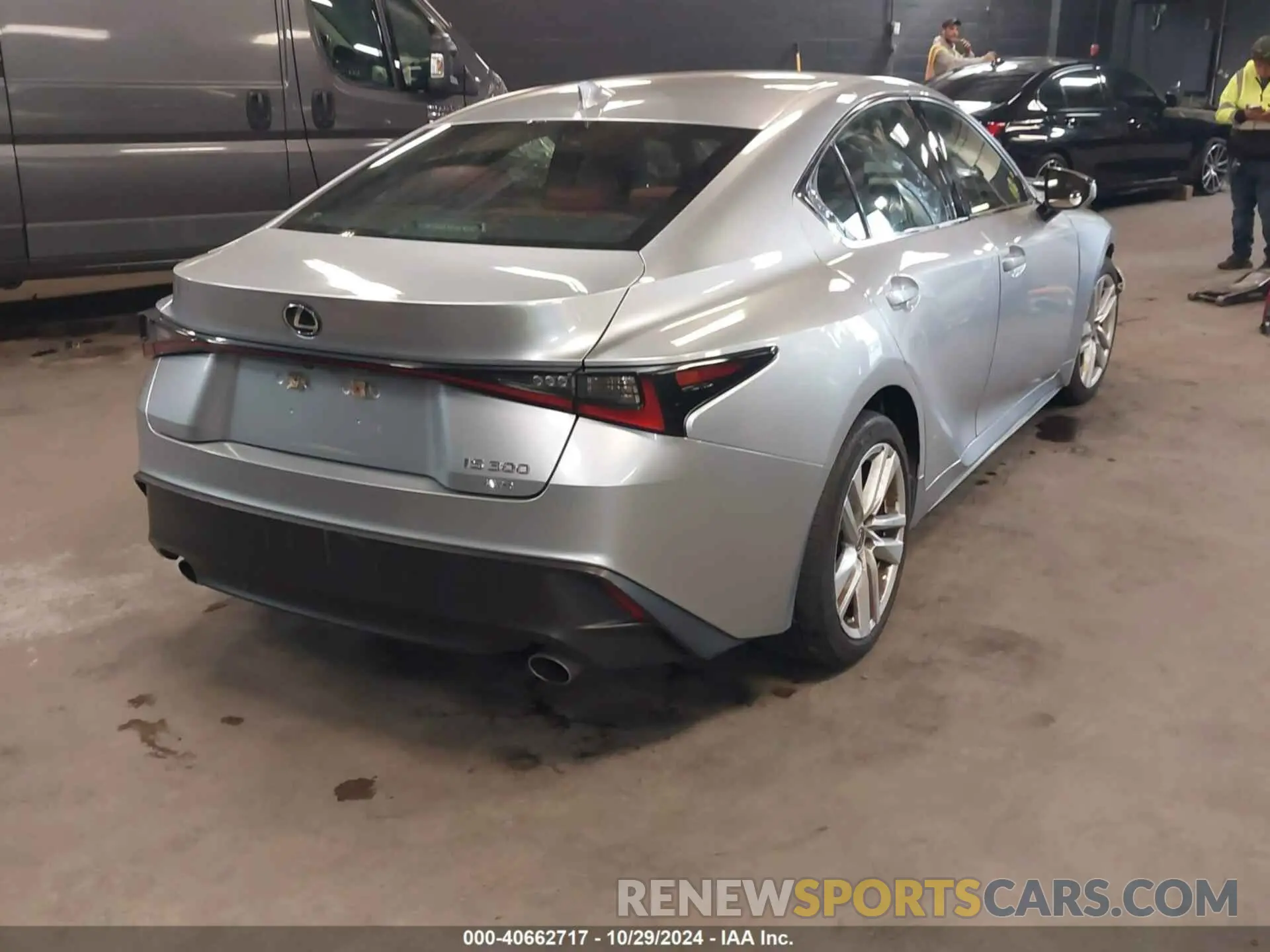 4 fotografías del automóvil dañado JTHA81F26M5043910 LEXUS IS 300 2021