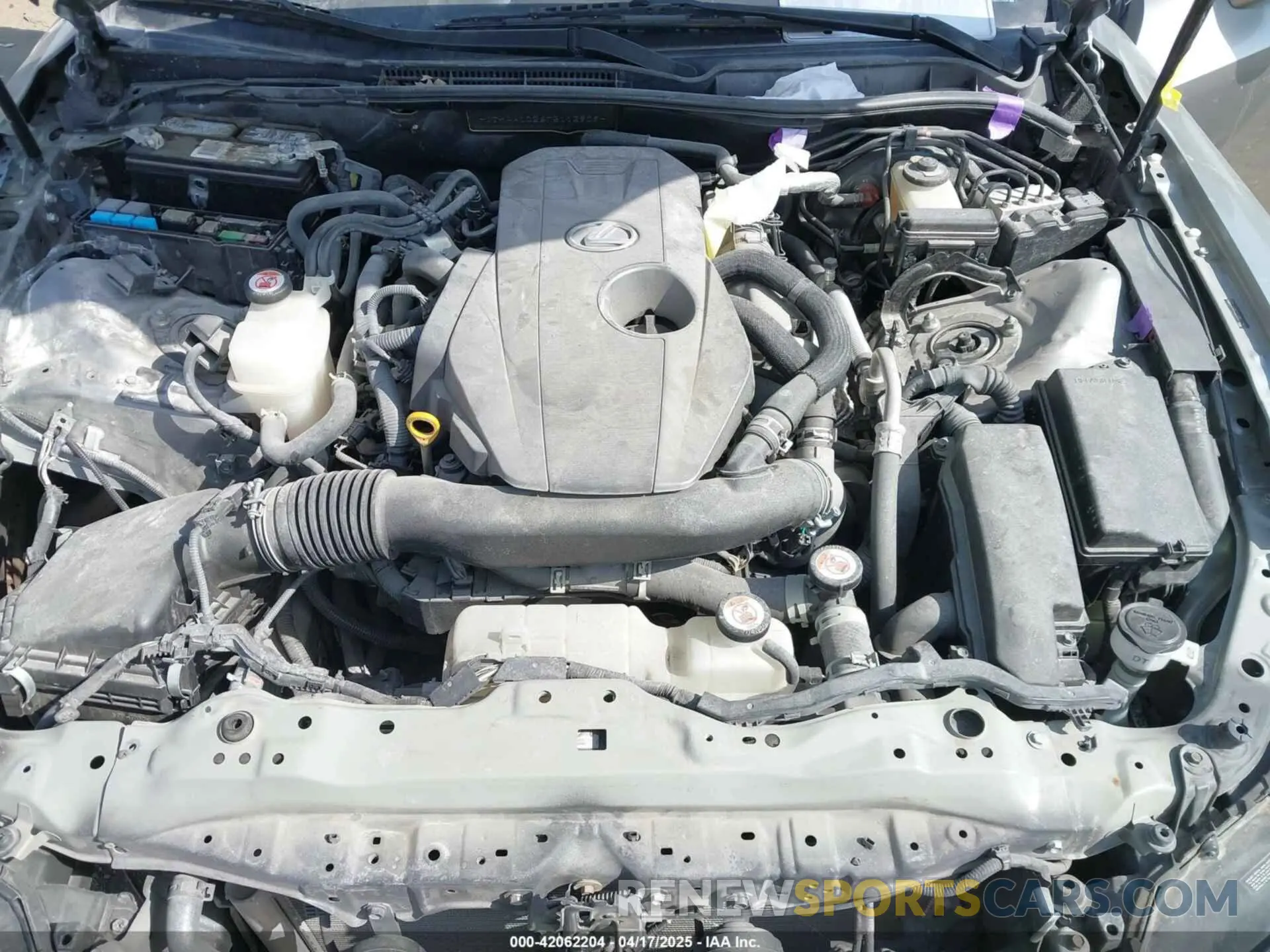 10 fotografías del automóvil dañado JTHAA1D26M5112909 LEXUS IS 300 2021