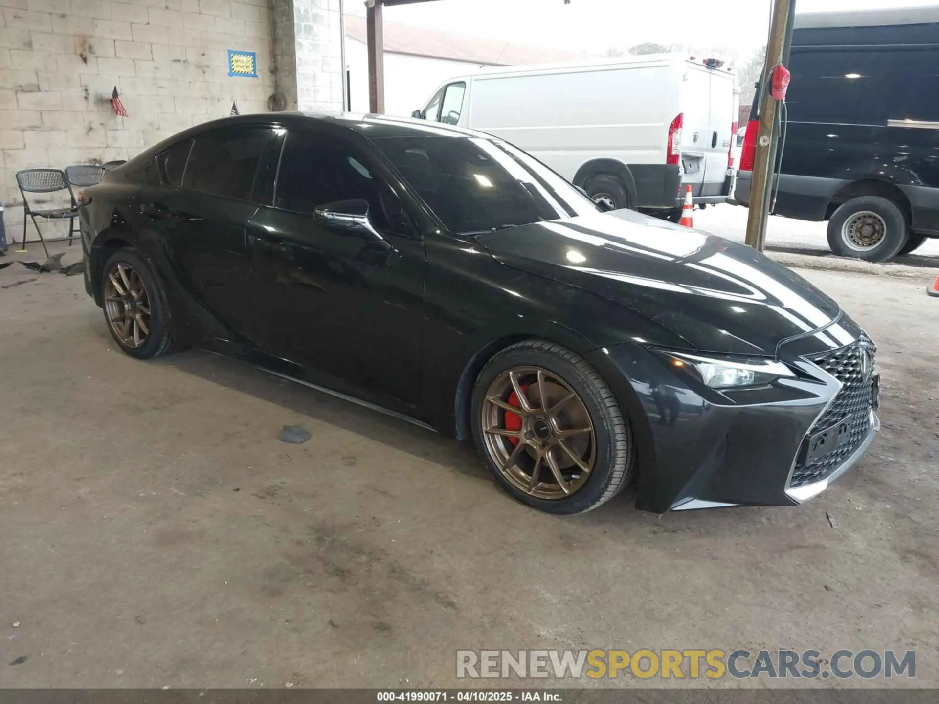 1 fotografías del automóvil dañado JTHAA1D28M5113401 LEXUS IS 300 2021