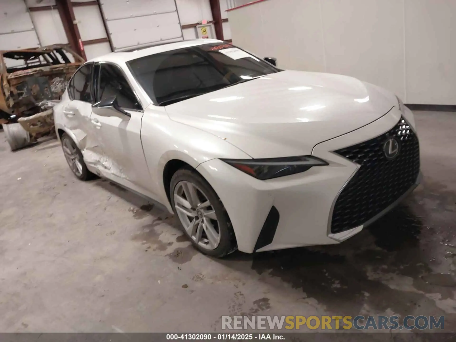 1 fotografías del automóvil dañado JTHC81F20M5045340 LEXUS IS 300 2021