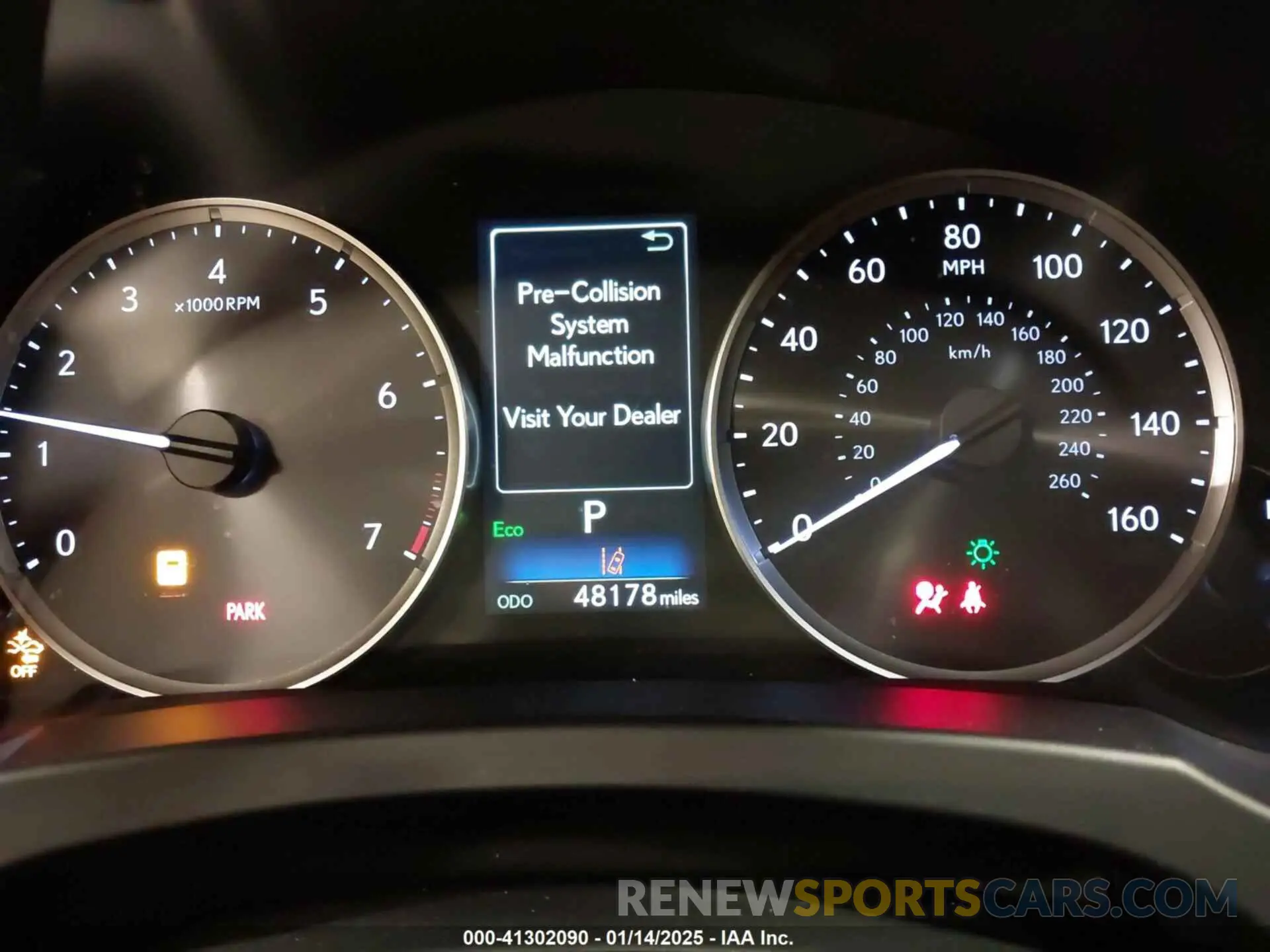 7 fotografías del automóvil dañado JTHC81F20M5045340 LEXUS IS 300 2021
