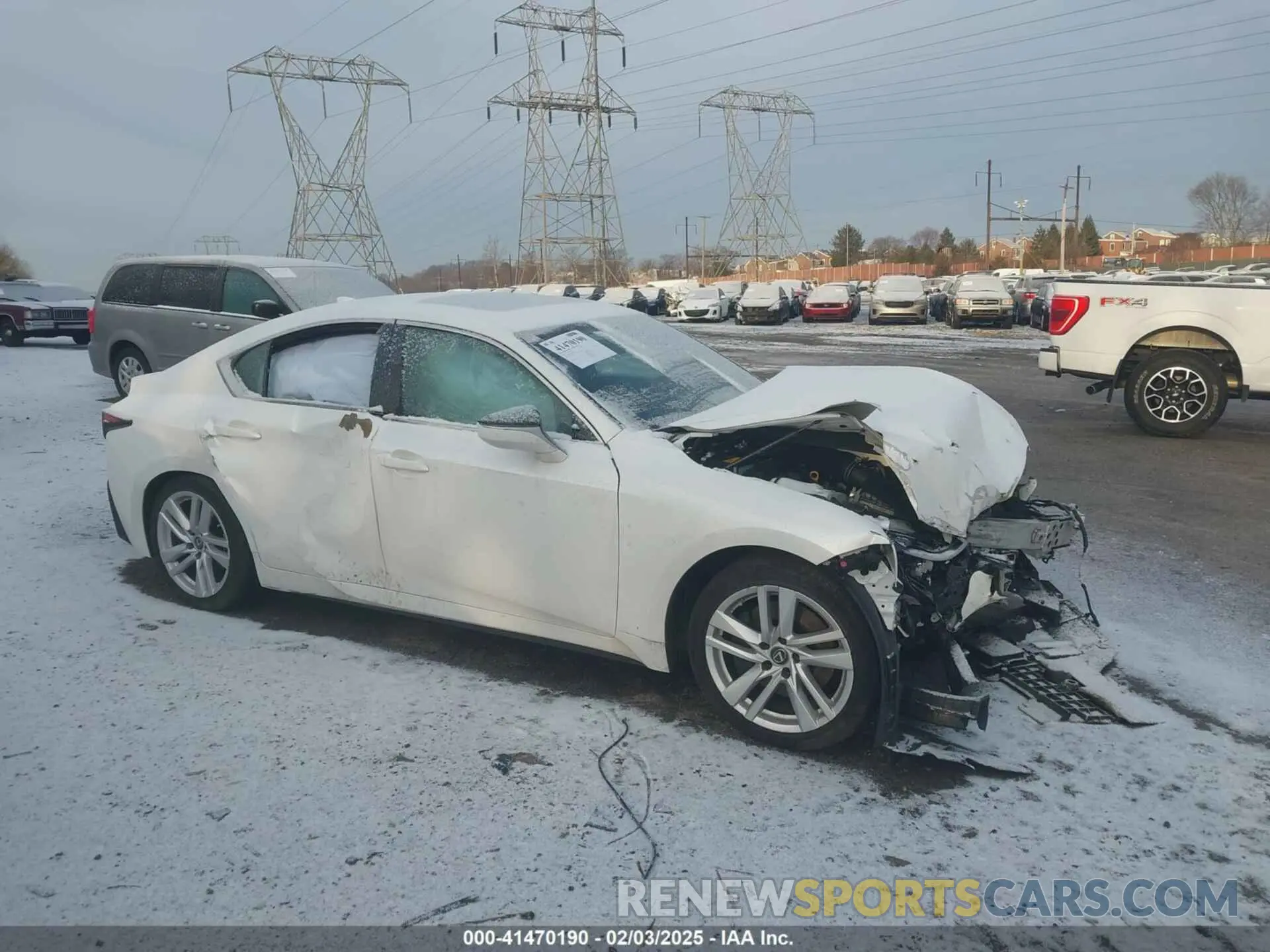 1 fotografías del automóvil dañado JTHC81F20M5046150 LEXUS IS 300 2021