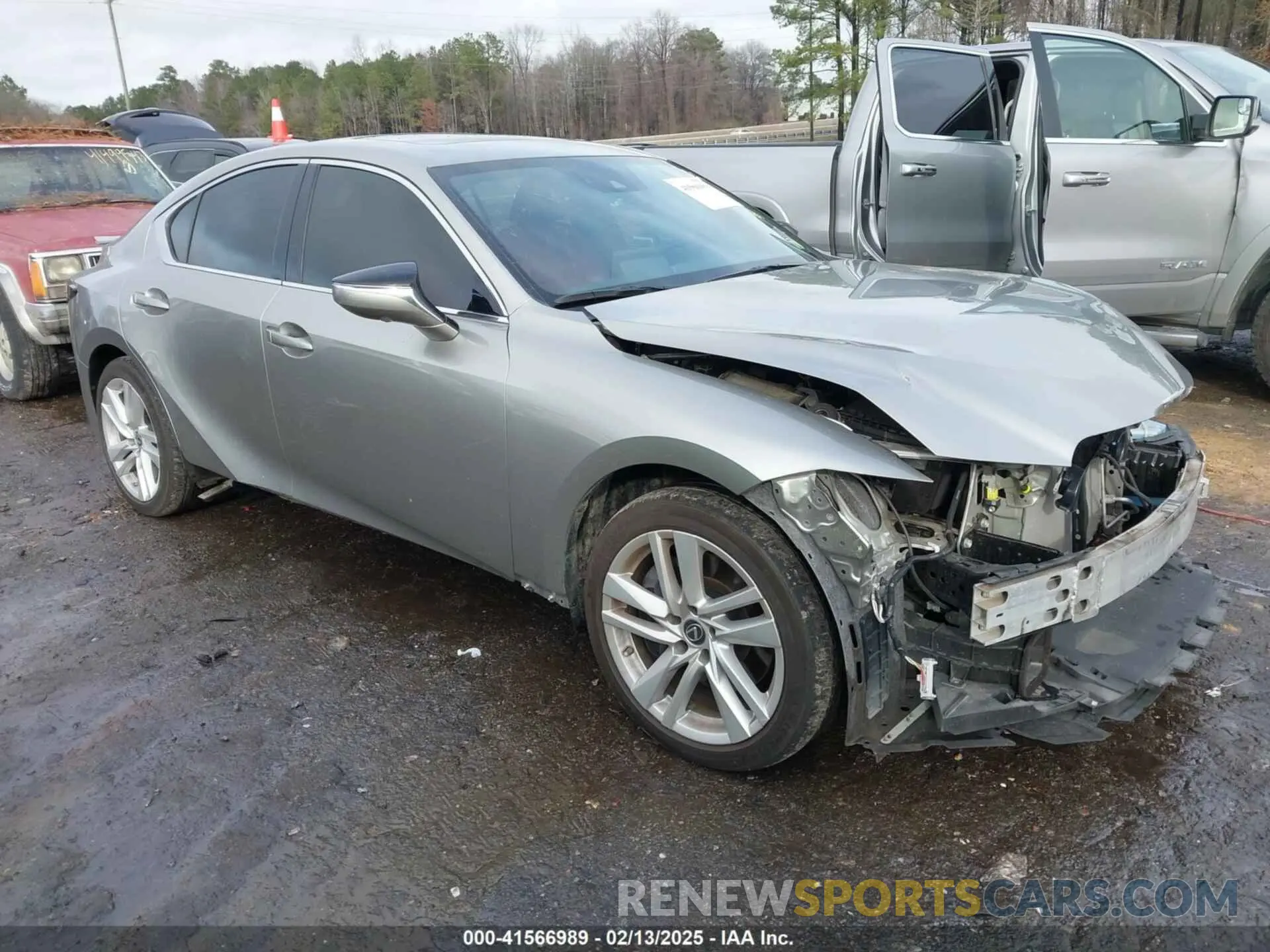 1 fotografías del automóvil dañado JTHC81F25M5044457 LEXUS IS 300 2021