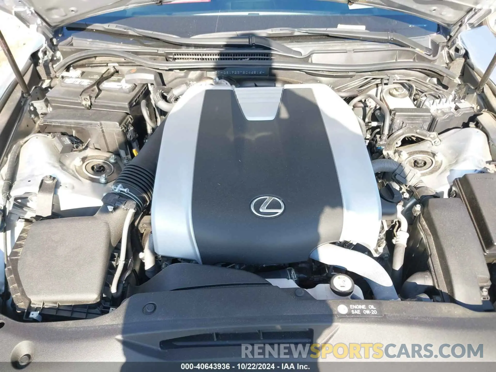 10 fotografías del automóvil dañado JTHG81F23M5046516 LEXUS IS 300 2021
