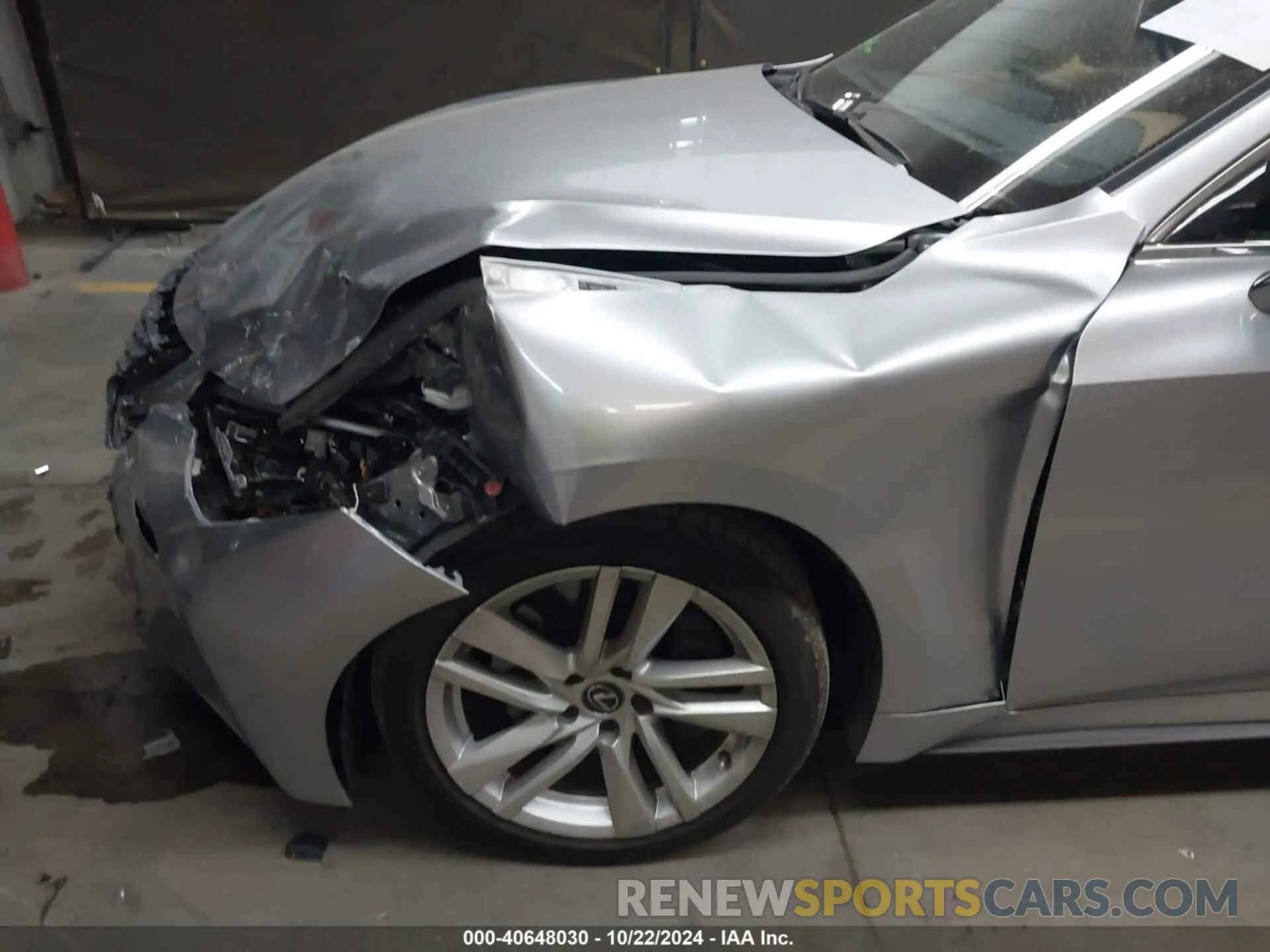 6 fotografías del automóvil dañado JTHAA1D27N5118428 LEXUS IS 300 2022