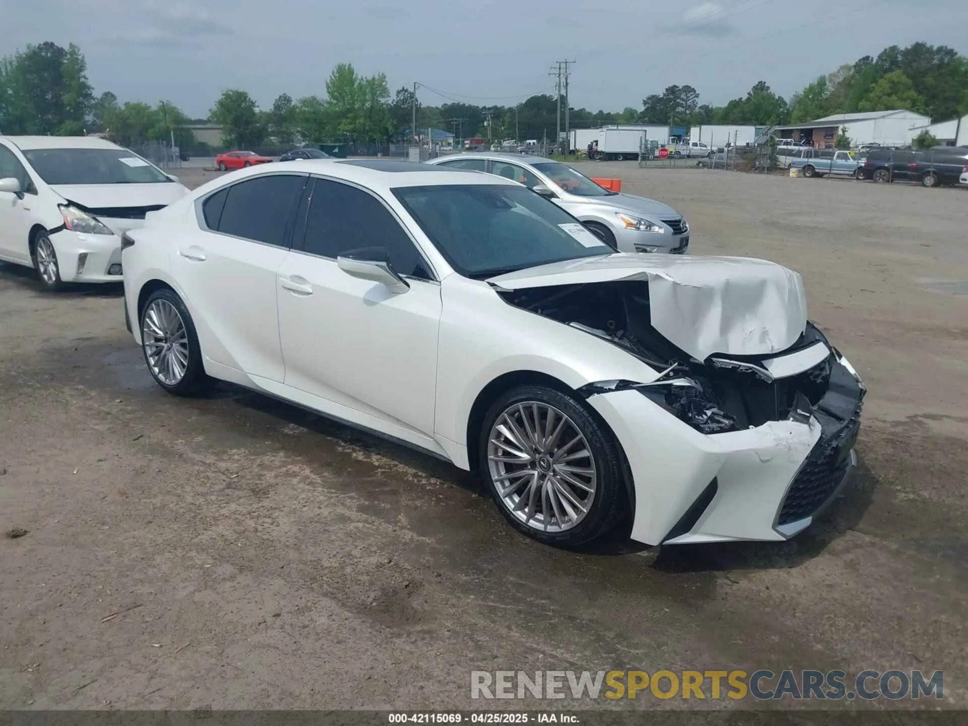 1 fotografías del automóvil dañado JTHD81F21N5048009 LEXUS IS 300 2022