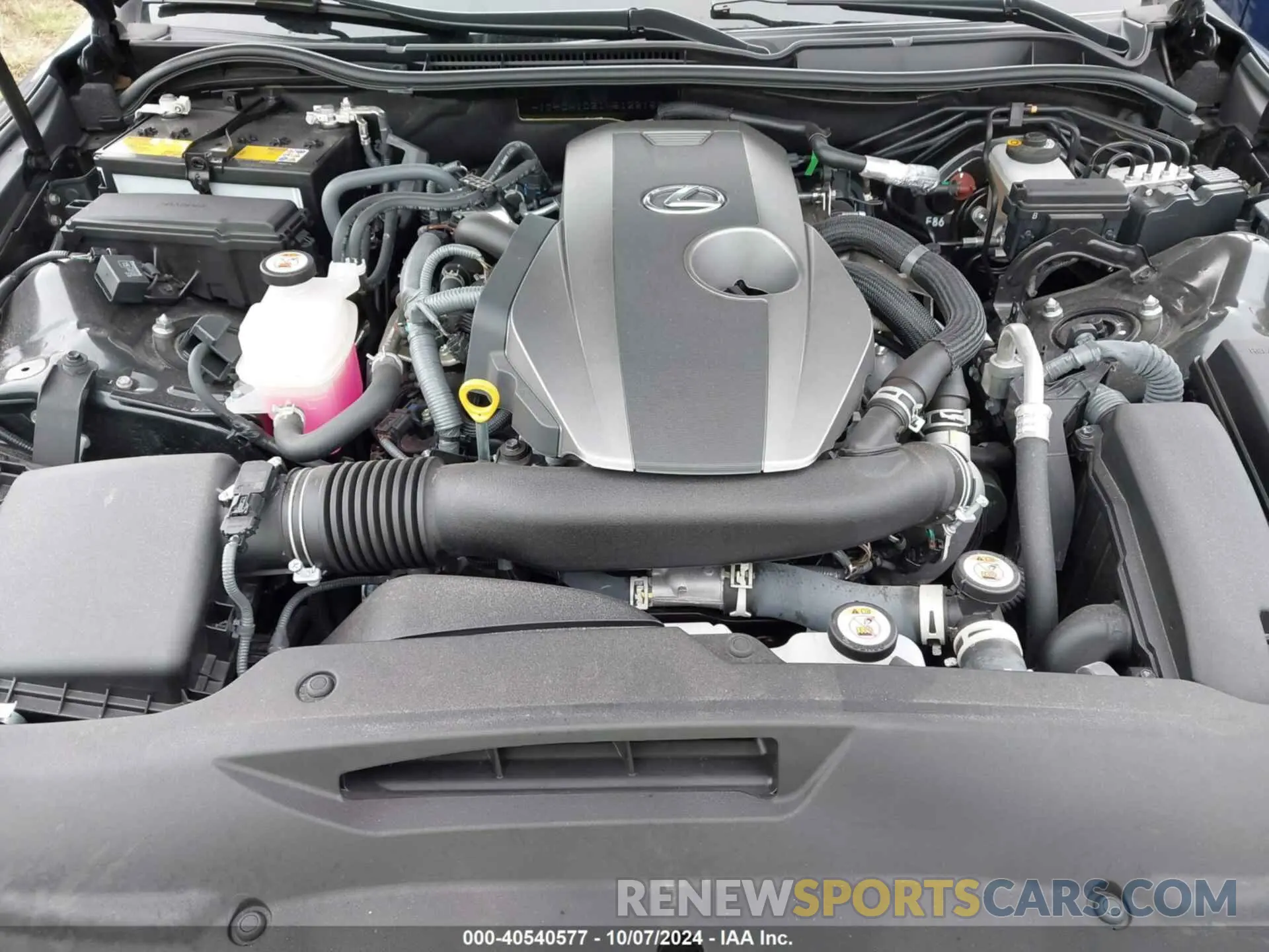 10 fotografías del automóvil dañado JTHDA1D21N5122150 LEXUS IS 300 2022