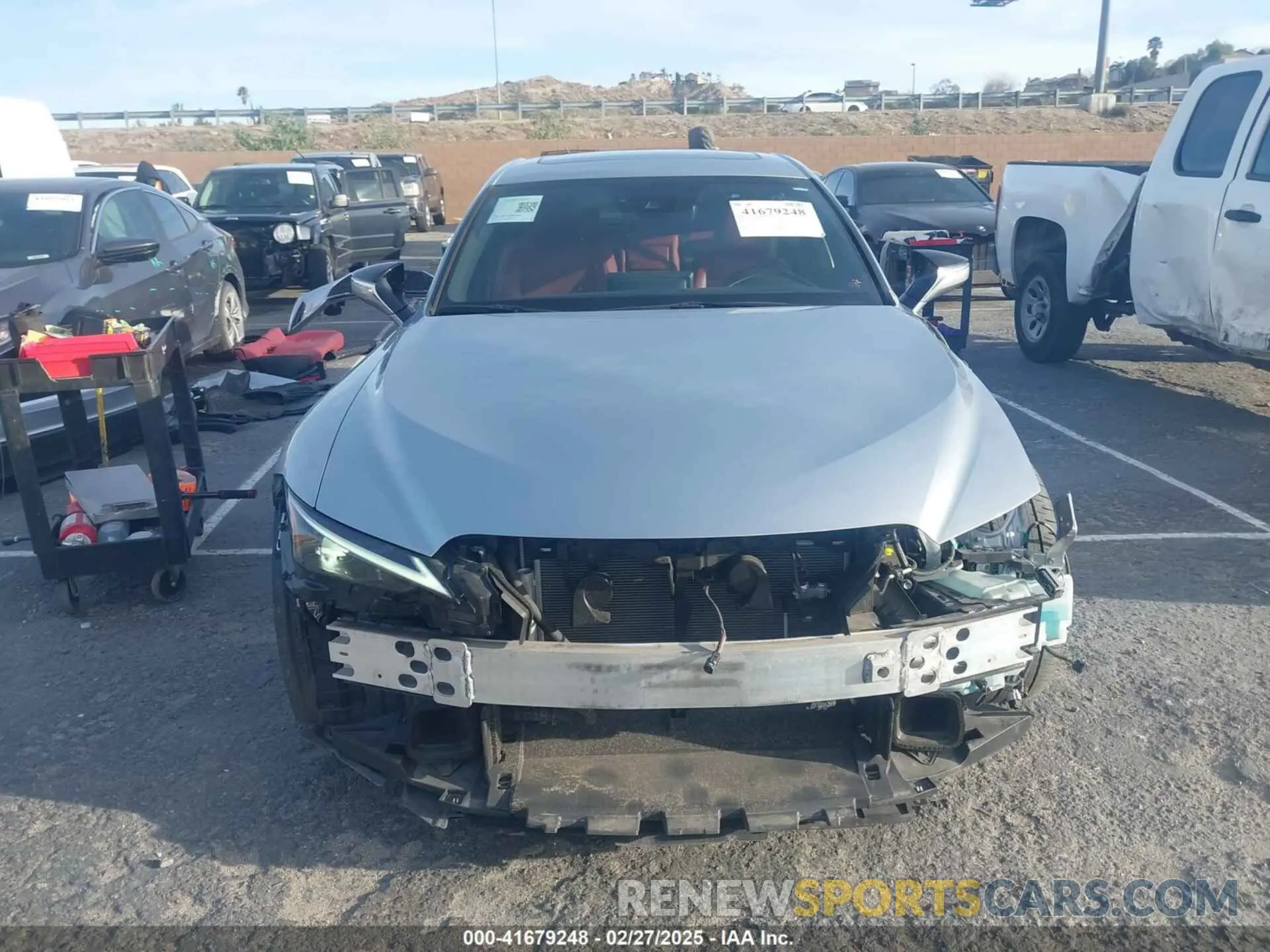 13 fotografías del automóvil dañado JTHDA1D2XN5120901 LEXUS IS 300 2022