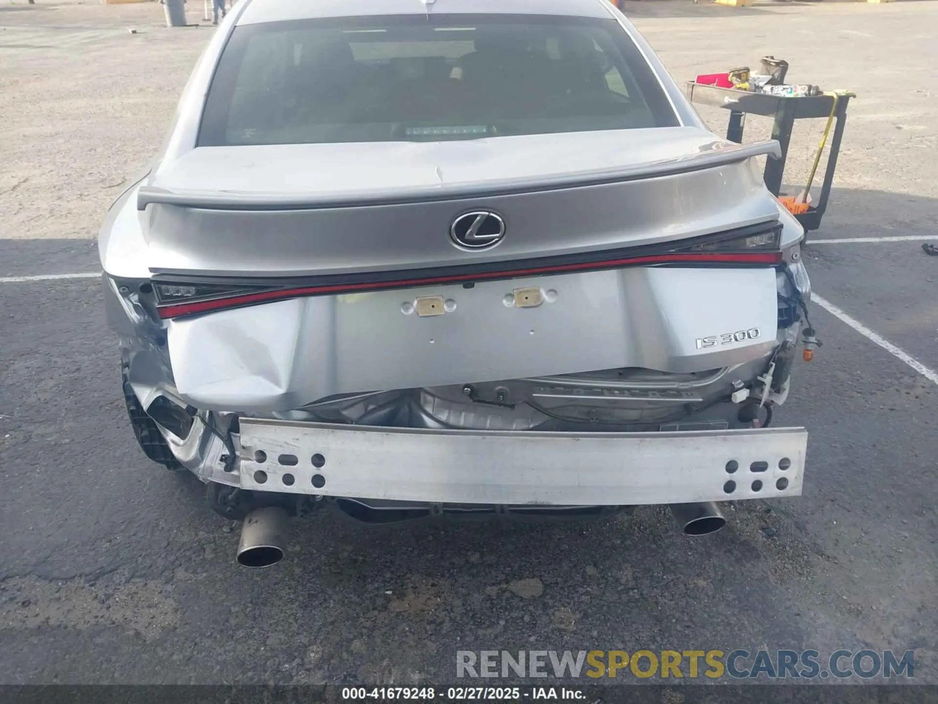 6 fotografías del automóvil dañado JTHDA1D2XN5120901 LEXUS IS 300 2022