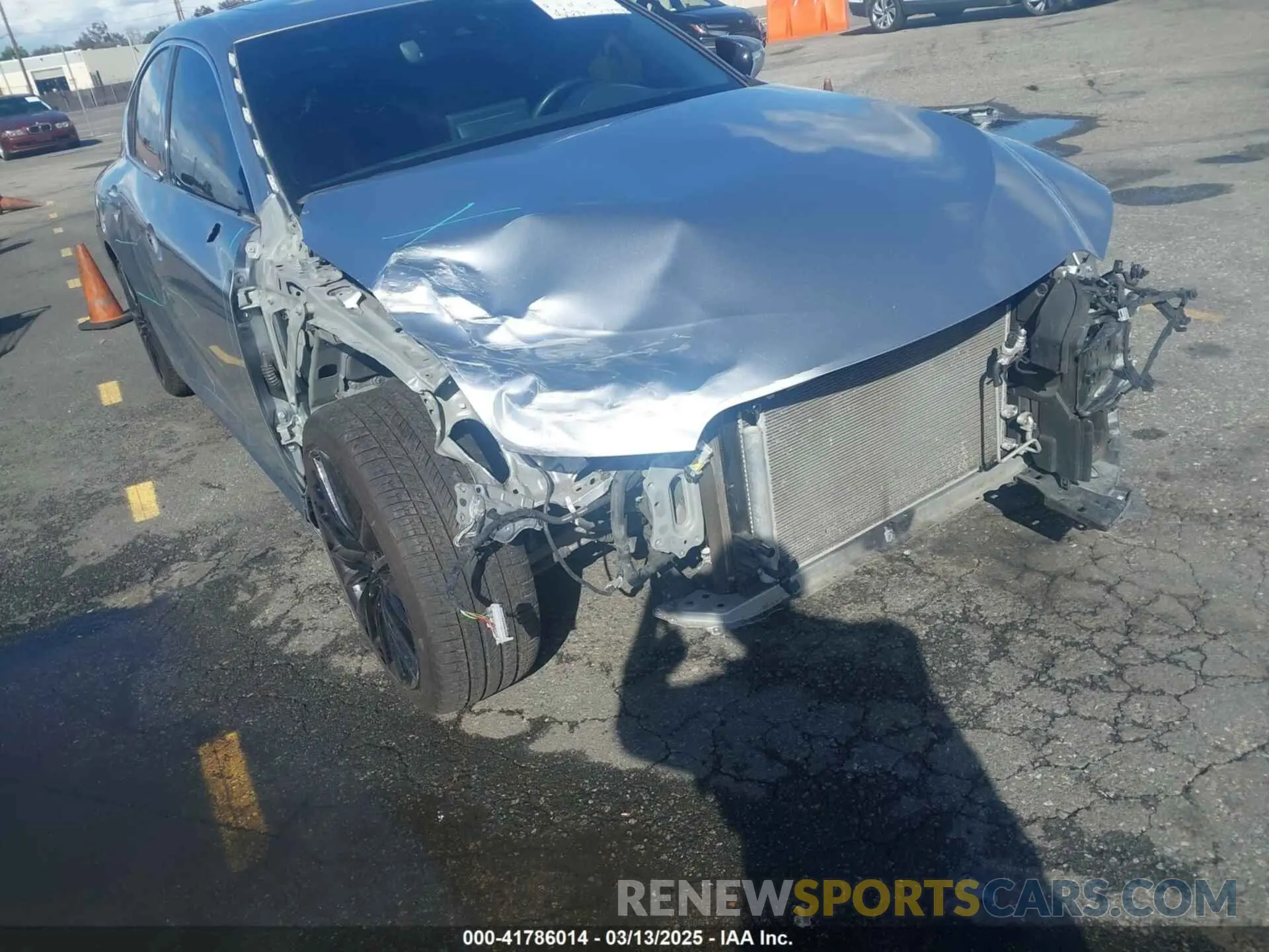 6 fotografías del automóvil dañado JTHDA1D24P5125014 LEXUS IS 300 2023