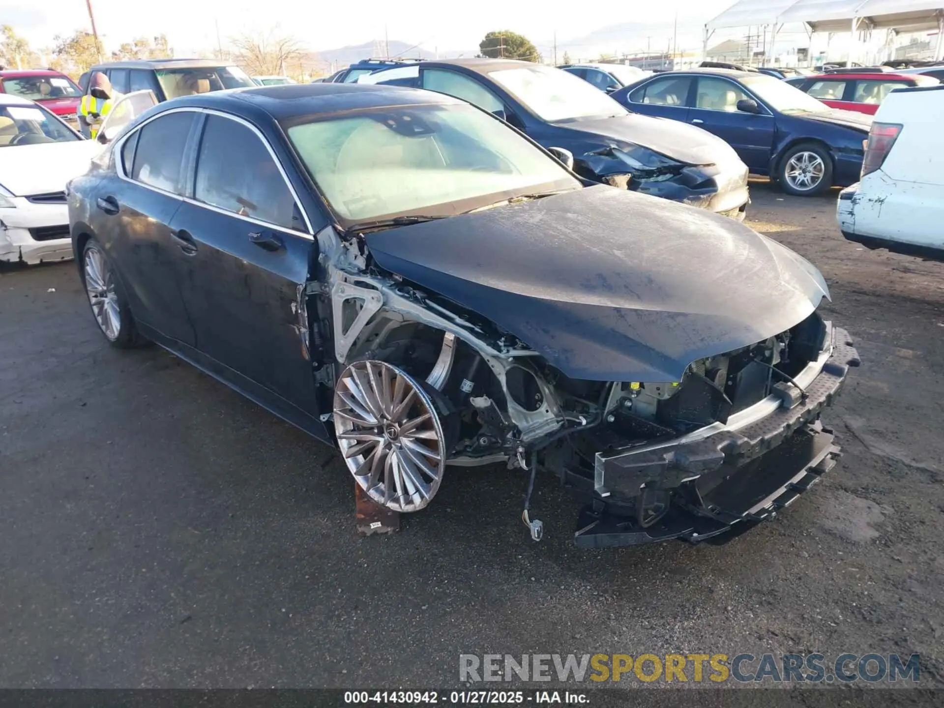 1 fotografías del automóvil dañado JTHDA1D25P5125507 LEXUS IS 300 2023