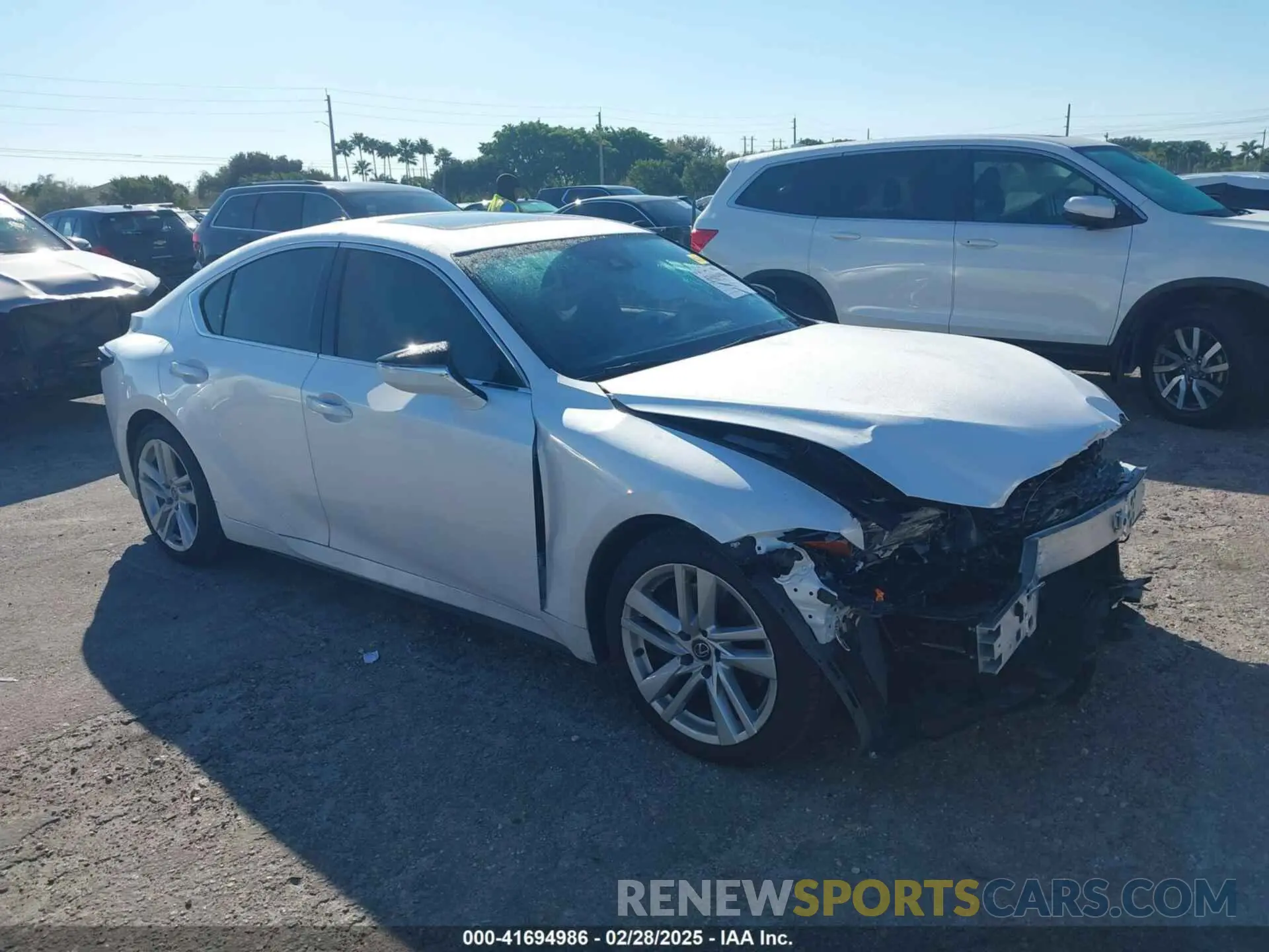 1 fotografías del automóvil dañado JTHCA1D23R5133037 LEXUS IS 300 2024