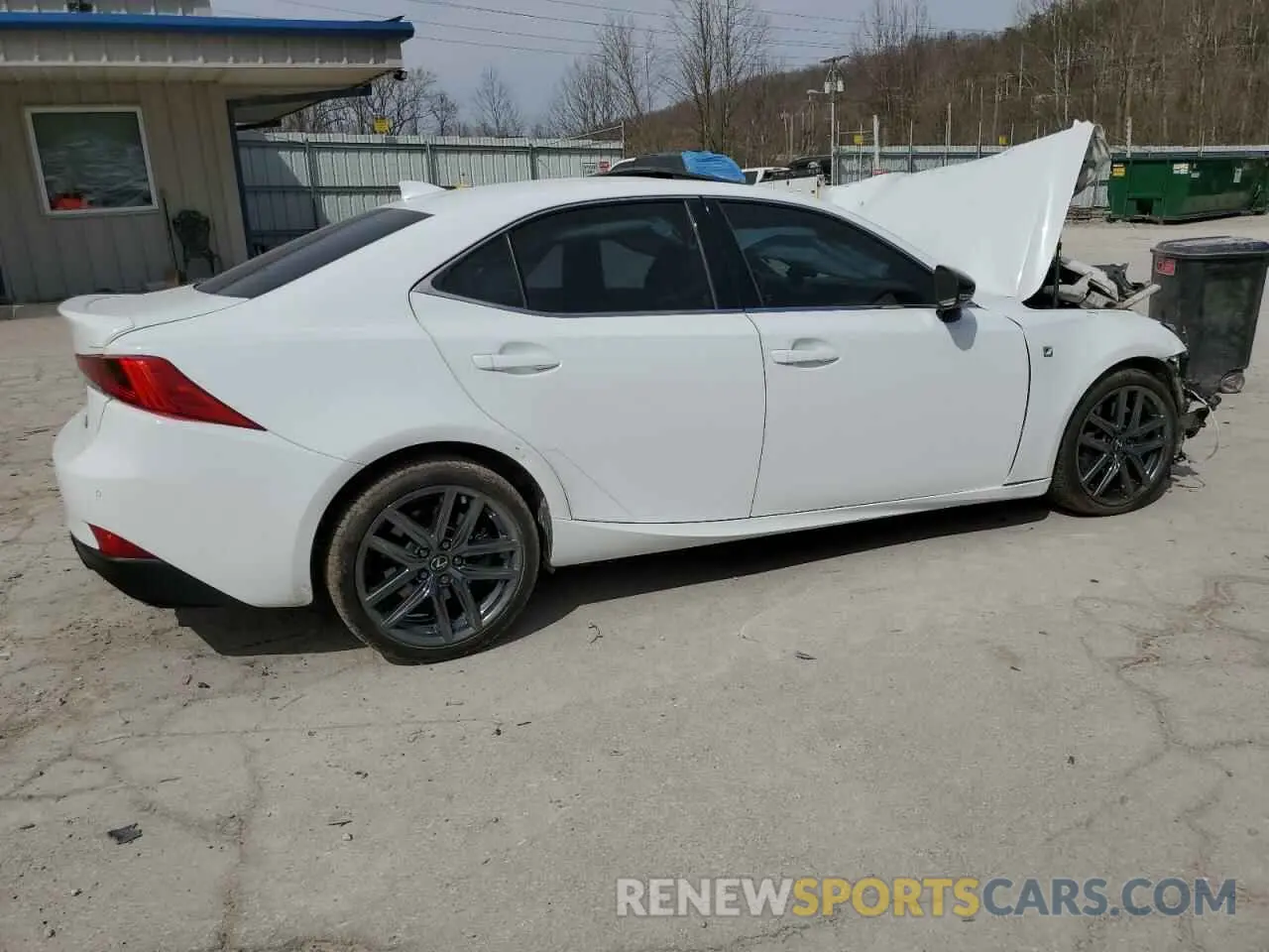 3 fotografías del automóvil dañado JTHG81F27L5041365 LEXUS IS 300 F S 2020