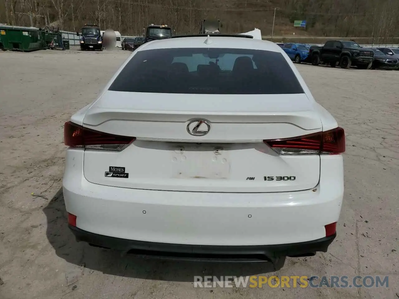 6 fotografías del automóvil dañado JTHG81F27L5041365 LEXUS IS 300 F S 2020