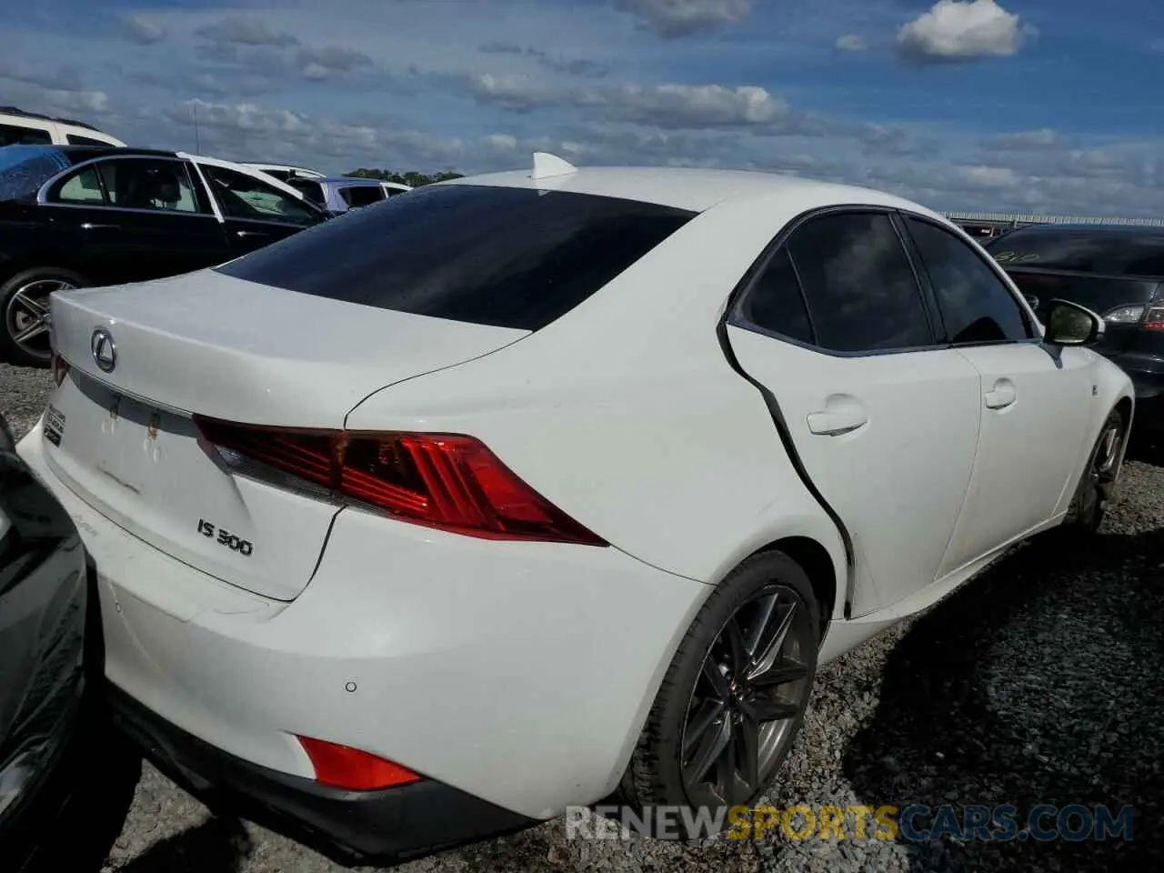 3 fotografías del automóvil dañado JTHGA1D25L5103062 LEXUS IS 300 F S 2020